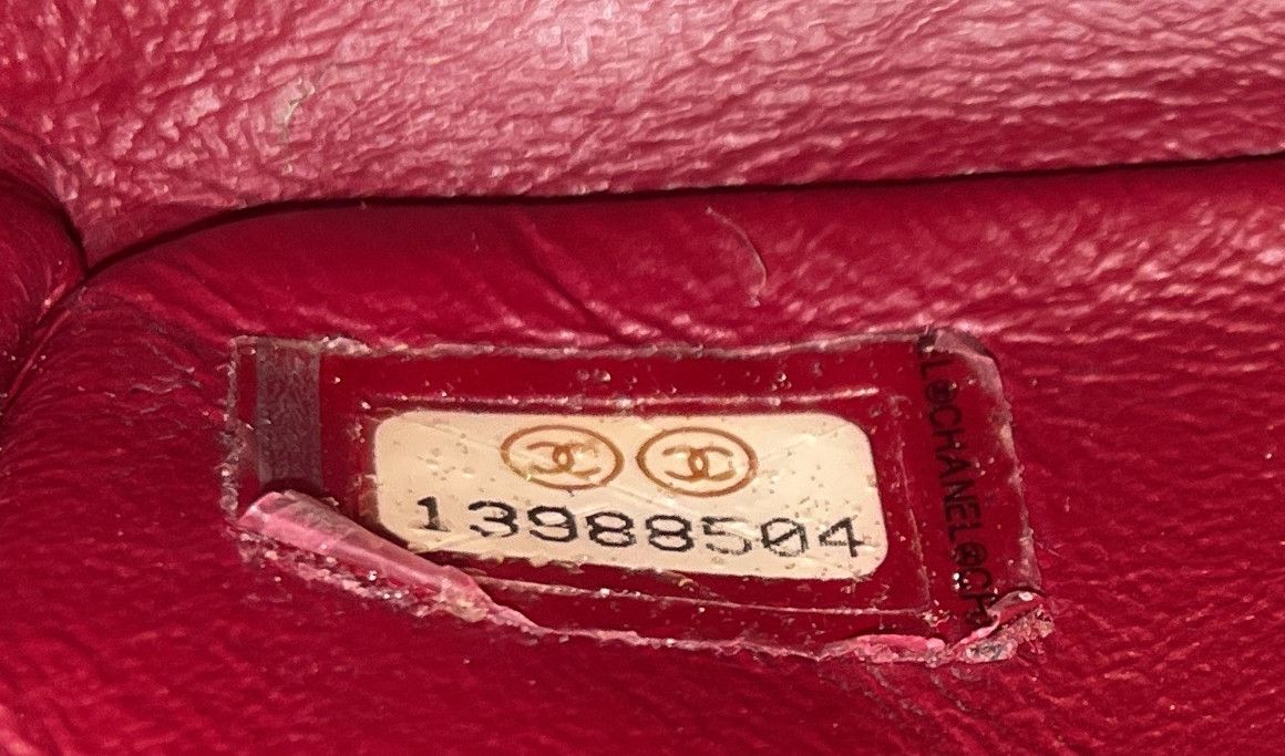 Chanel Vintage Square Classic Single Flap Bag Quilted Caviar Mini Size ONE SIZE - 6 Thumbnail