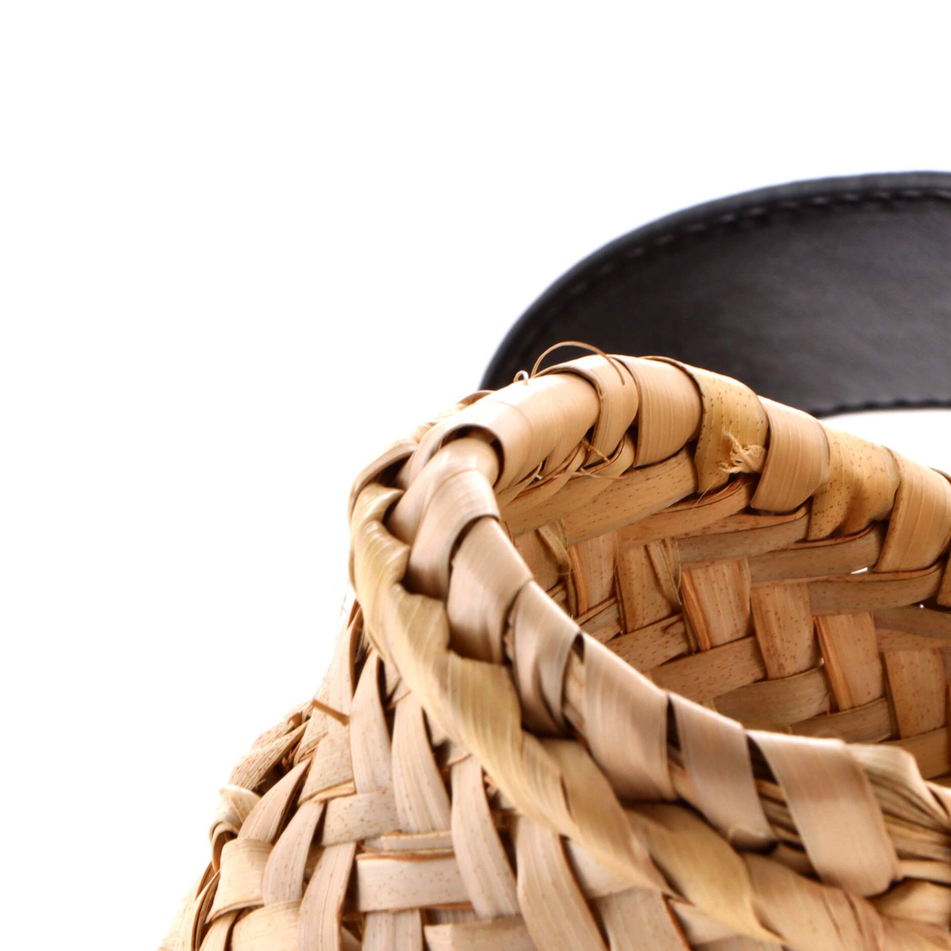 Chloe Sense Basket Tote Raffia with Leather Medium Size ONE SIZE - 5 Thumbnail