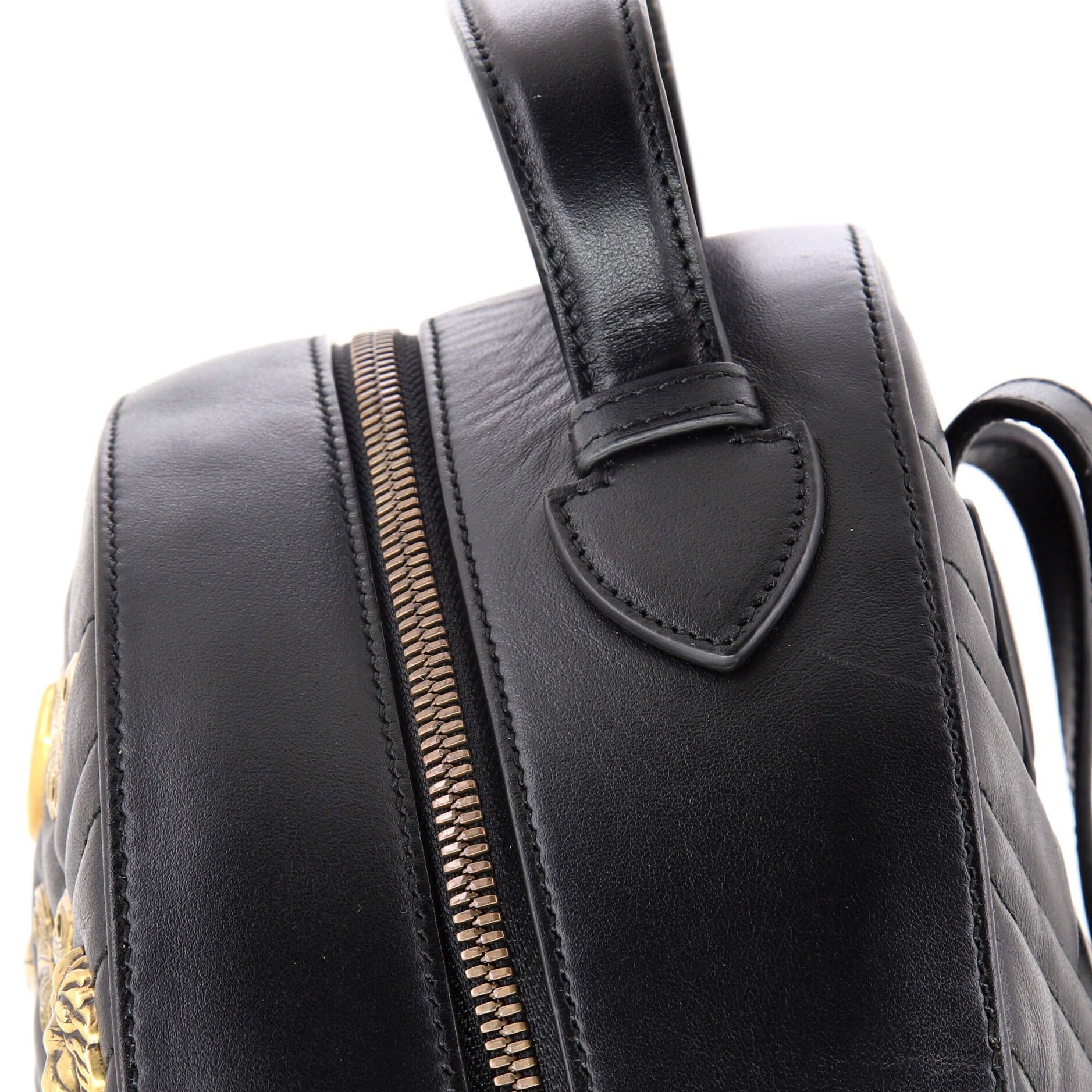 Gucci GG Marmont Backpack Embellished Matelasse Leather Small Size ONE SIZE - 6 Thumbnail