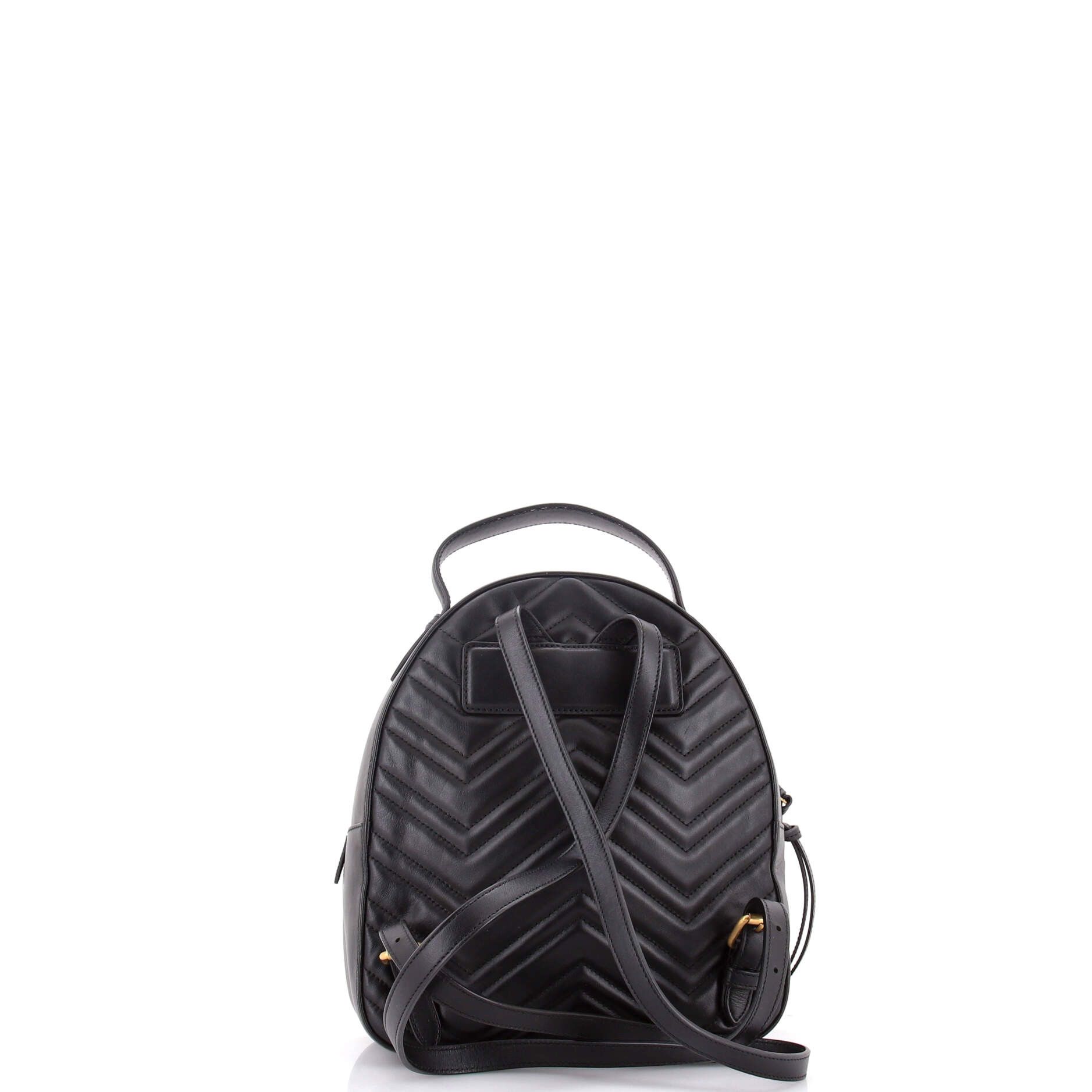 Gucci GG Marmont Backpack Embellished Matelasse Leather Small Size ONE SIZE - 2 Thumbnail