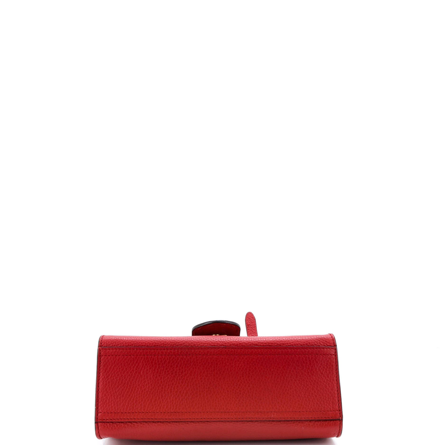 Gucci GG Marmont Top Handle Bag Leather Mini Size ONE SIZE - 3 Thumbnail