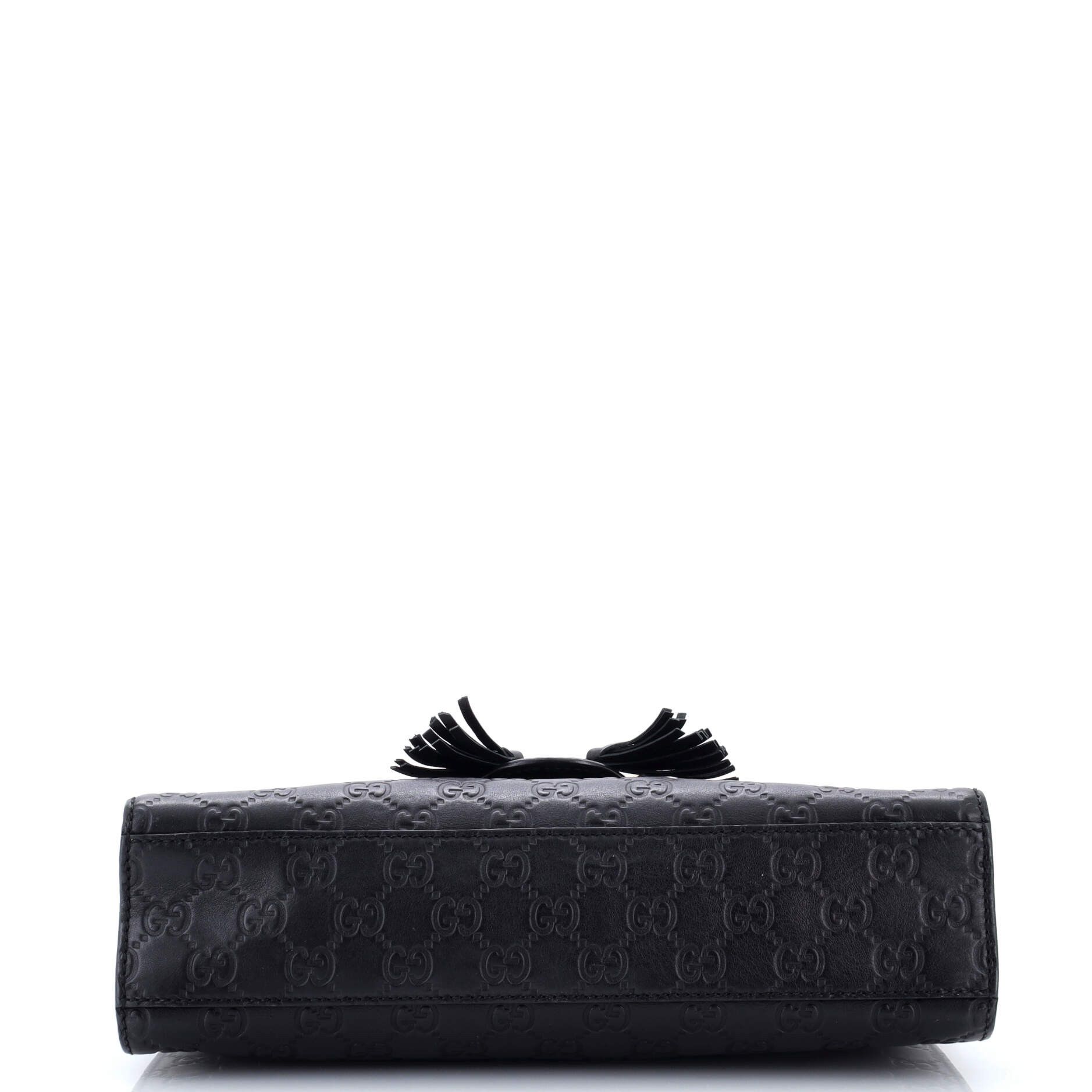Gucci Emily Chain Flap Bag ssima Leather Medium Size ONE SIZE - 3 Thumbnail