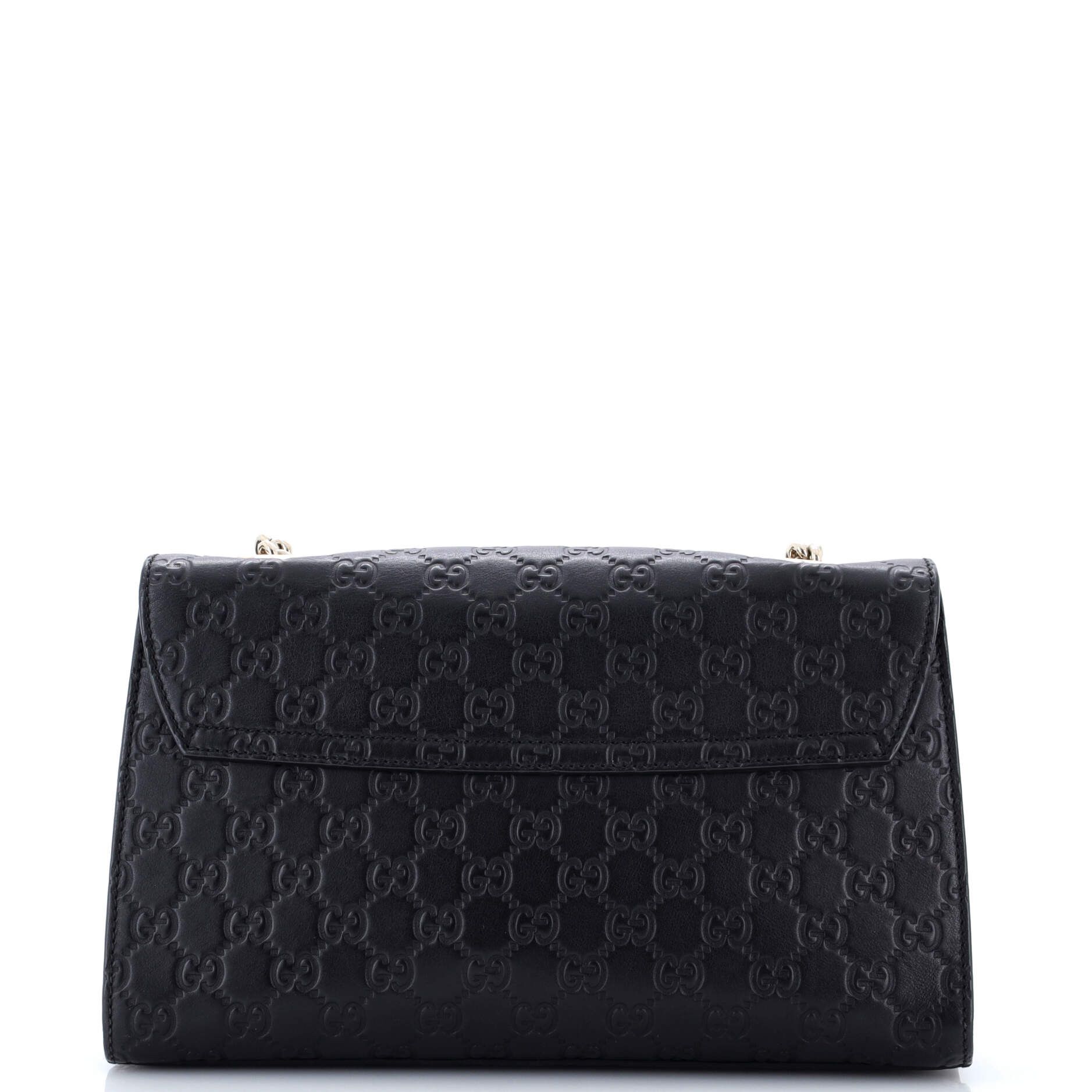 Gucci Emily Chain Flap Bag ssima Leather Medium Size ONE SIZE - 2 Thumbnail