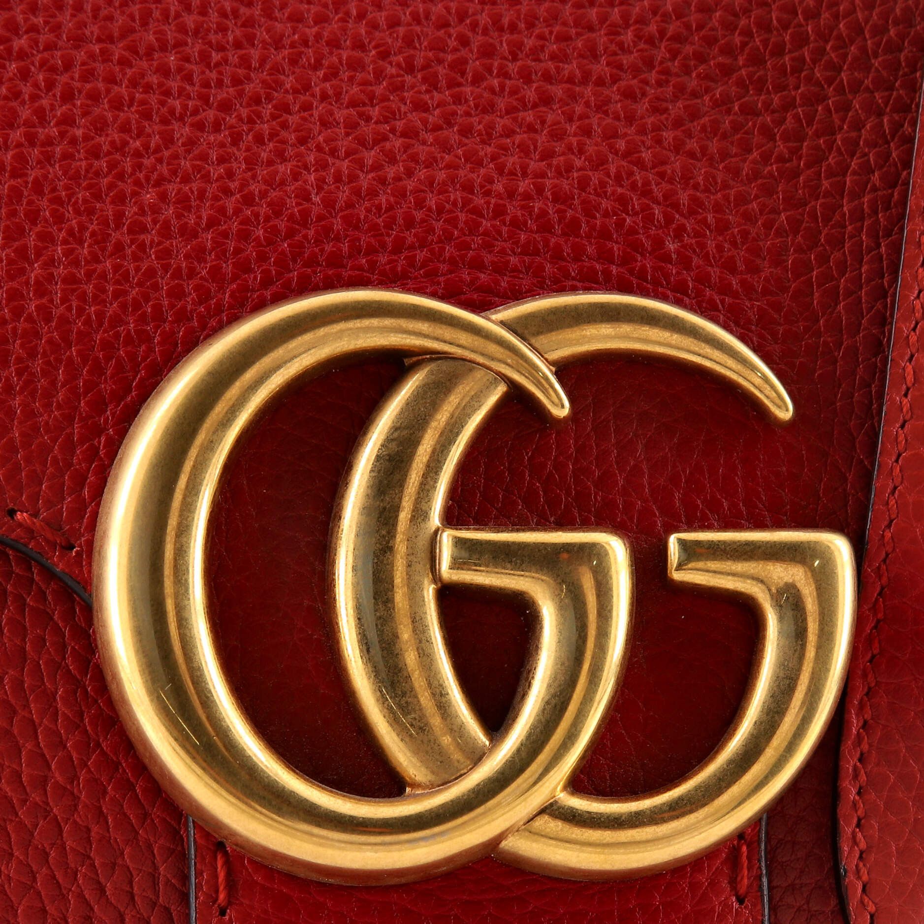 Gucci GG Marmont Top Handle Bag Leather Small Size ONE SIZE - 7 Thumbnail