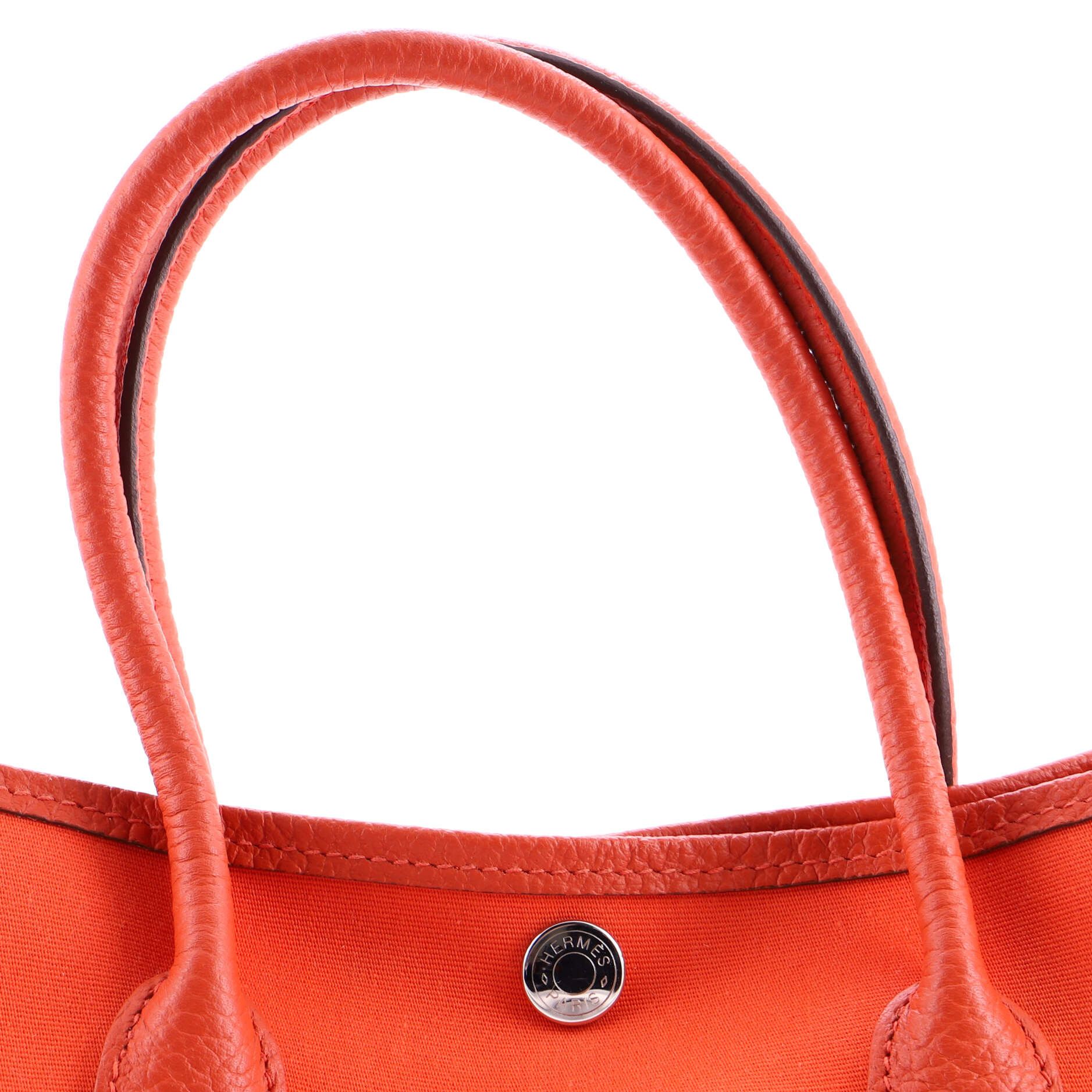 Hermes Garden Party Tote Toile and Leather 30 Size ONE SIZE - 4 Thumbnail