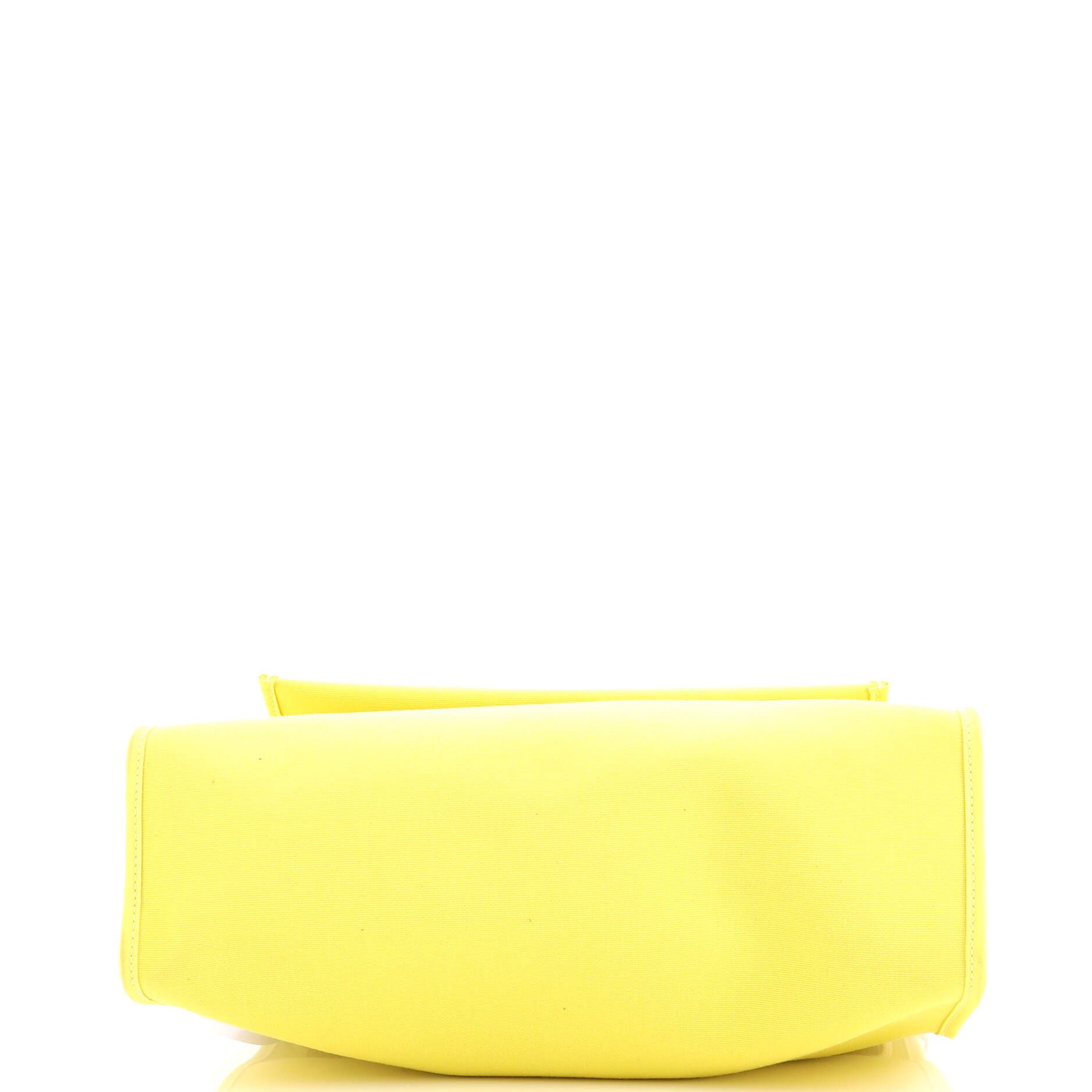 Hermes Herbag Zip Leather and Toile 31 Size ONE SIZE - 4 Thumbnail
