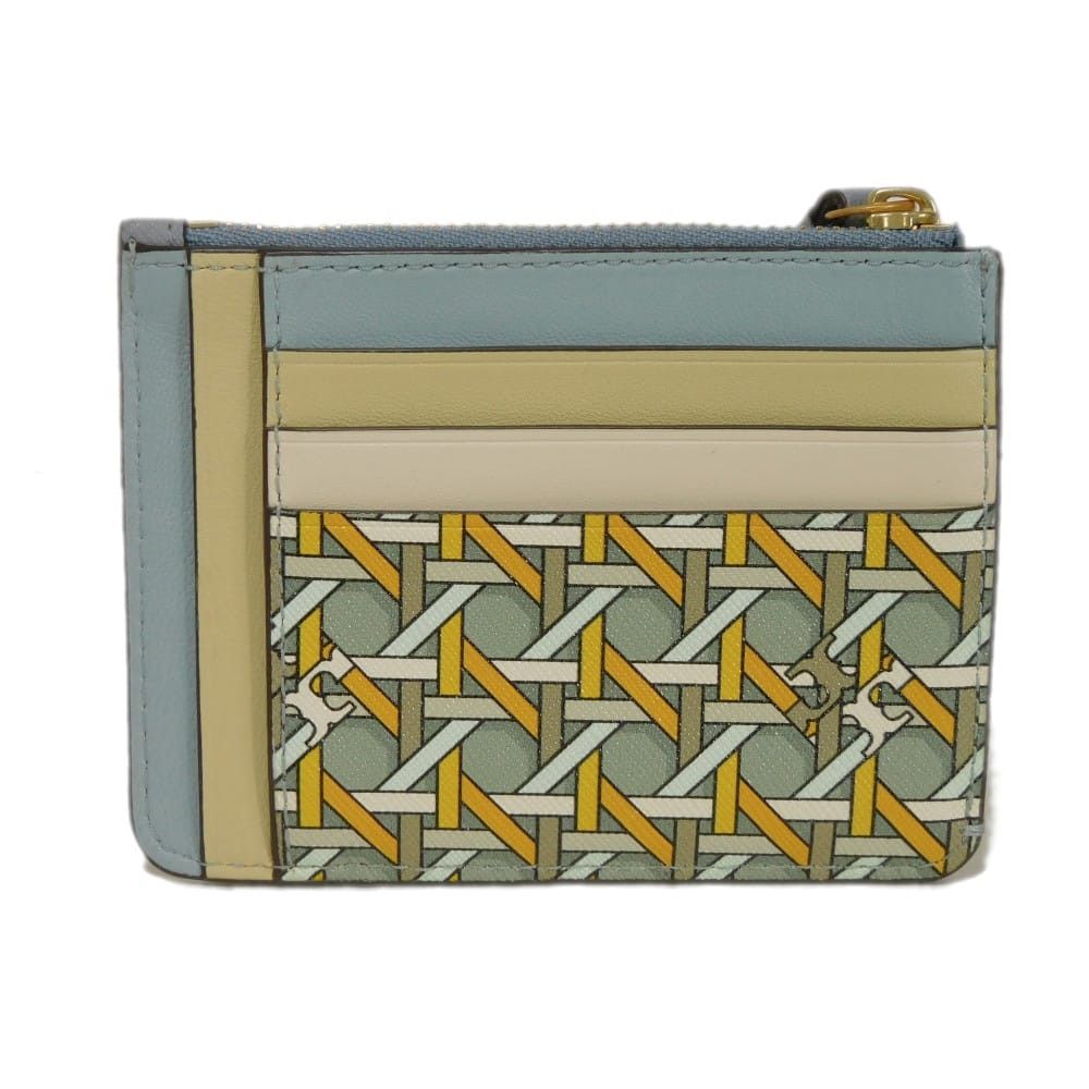 Tory Burch Tory Burch Tory Burch Robinson Smooth Leather Fragment Case Coin Case Leather Coin Case 79423 DUTY FREE for USA Size ONE SIZE - 3 Thumbnail