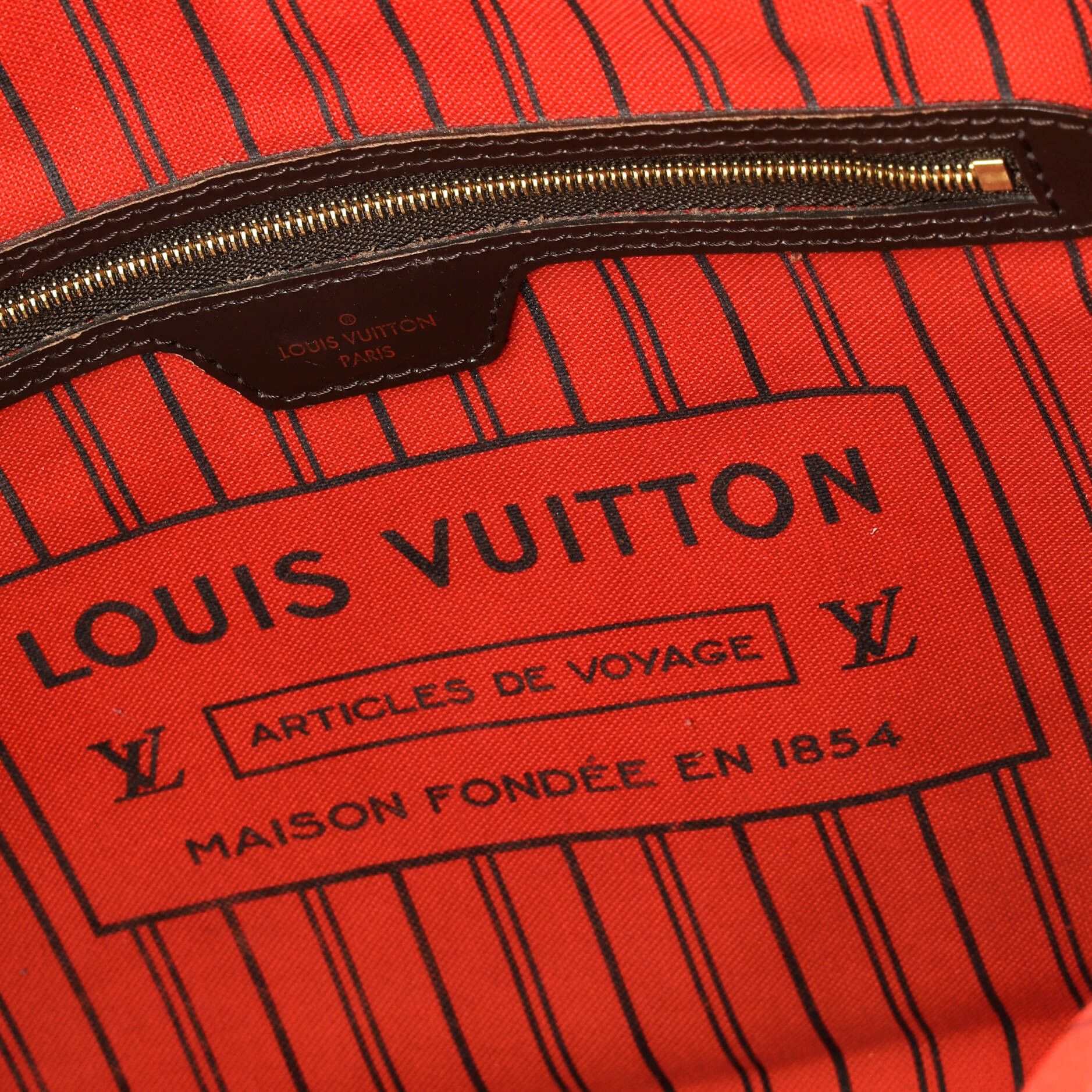 Louis Vuitton Neverfull NM Tote Damier MM Size ONE SIZE - 6 Thumbnail
