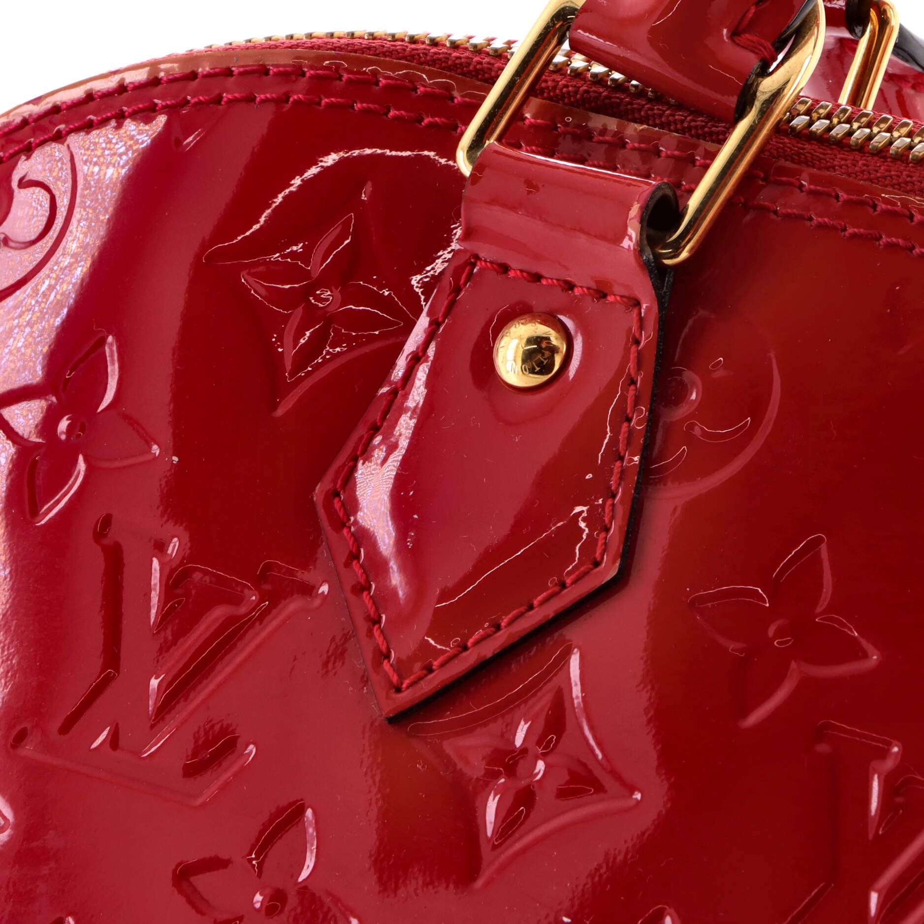 Louis Vuitton Alma Handbag Monogram Vernis PM Size ONE SIZE - 6 Thumbnail