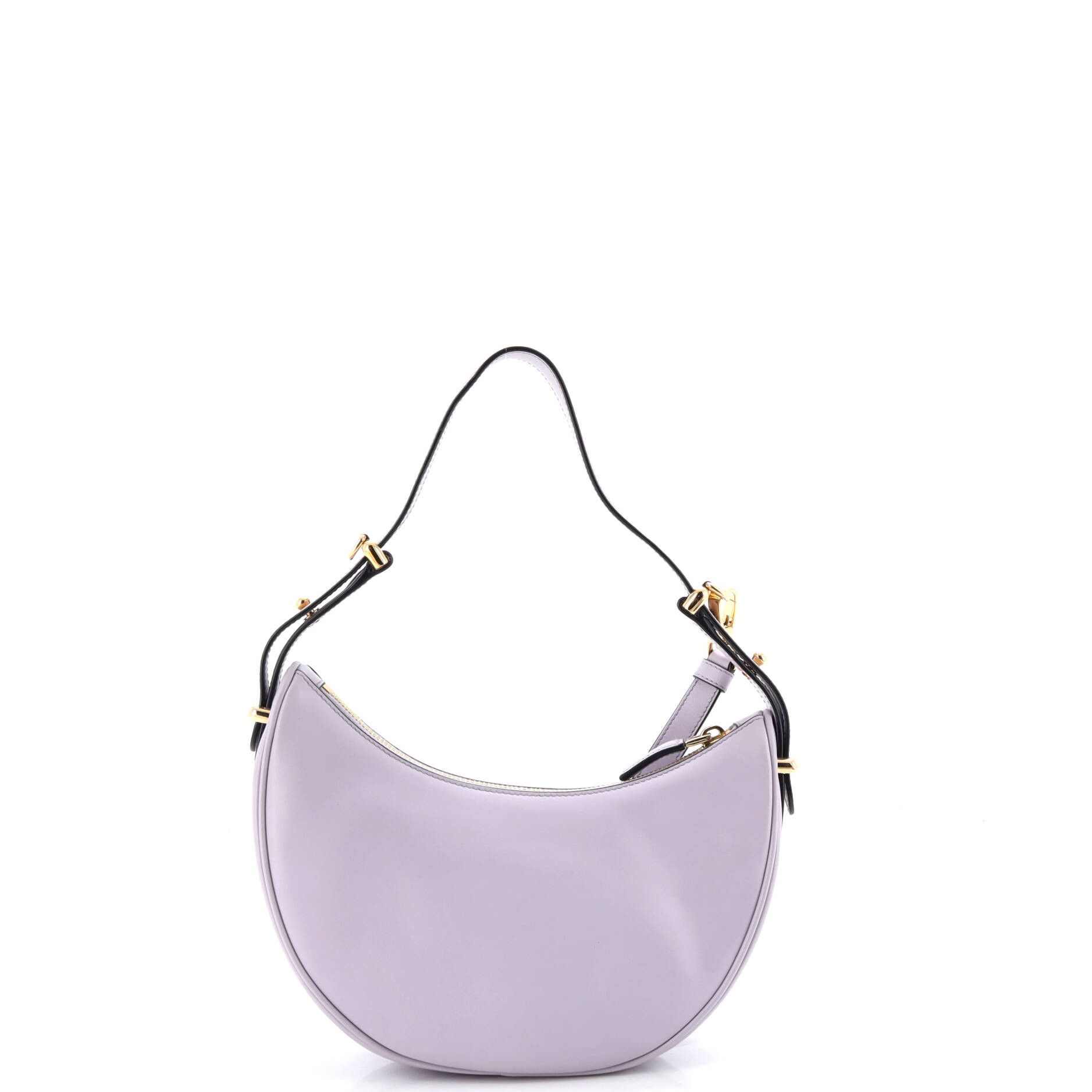 Prada Arque Half Moon Hobo Leather Small Size ONE SIZE - 2 Thumbnail