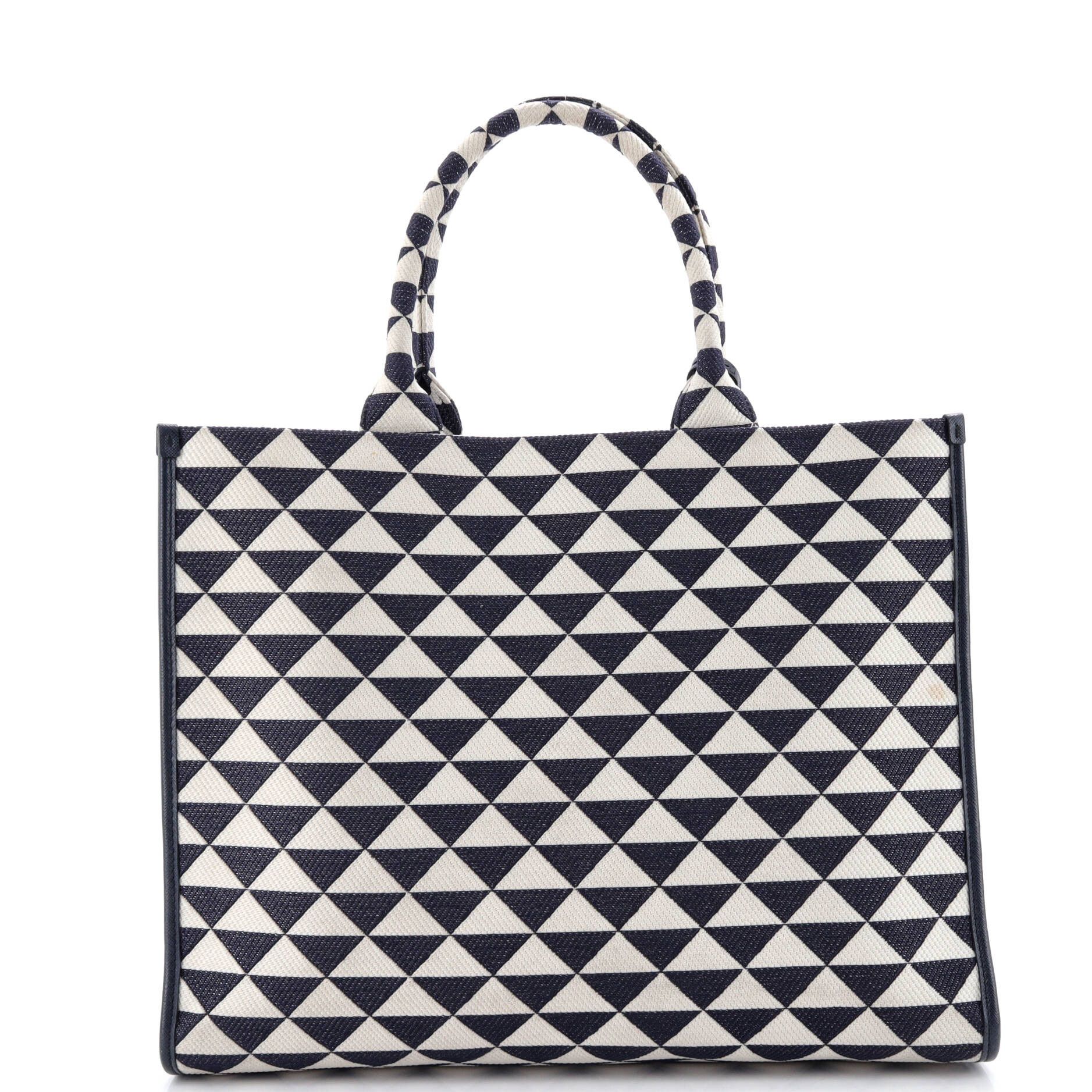 Prada Symbole Shopper Tote Jacquard Large Size ONE SIZE - 2 Thumbnail