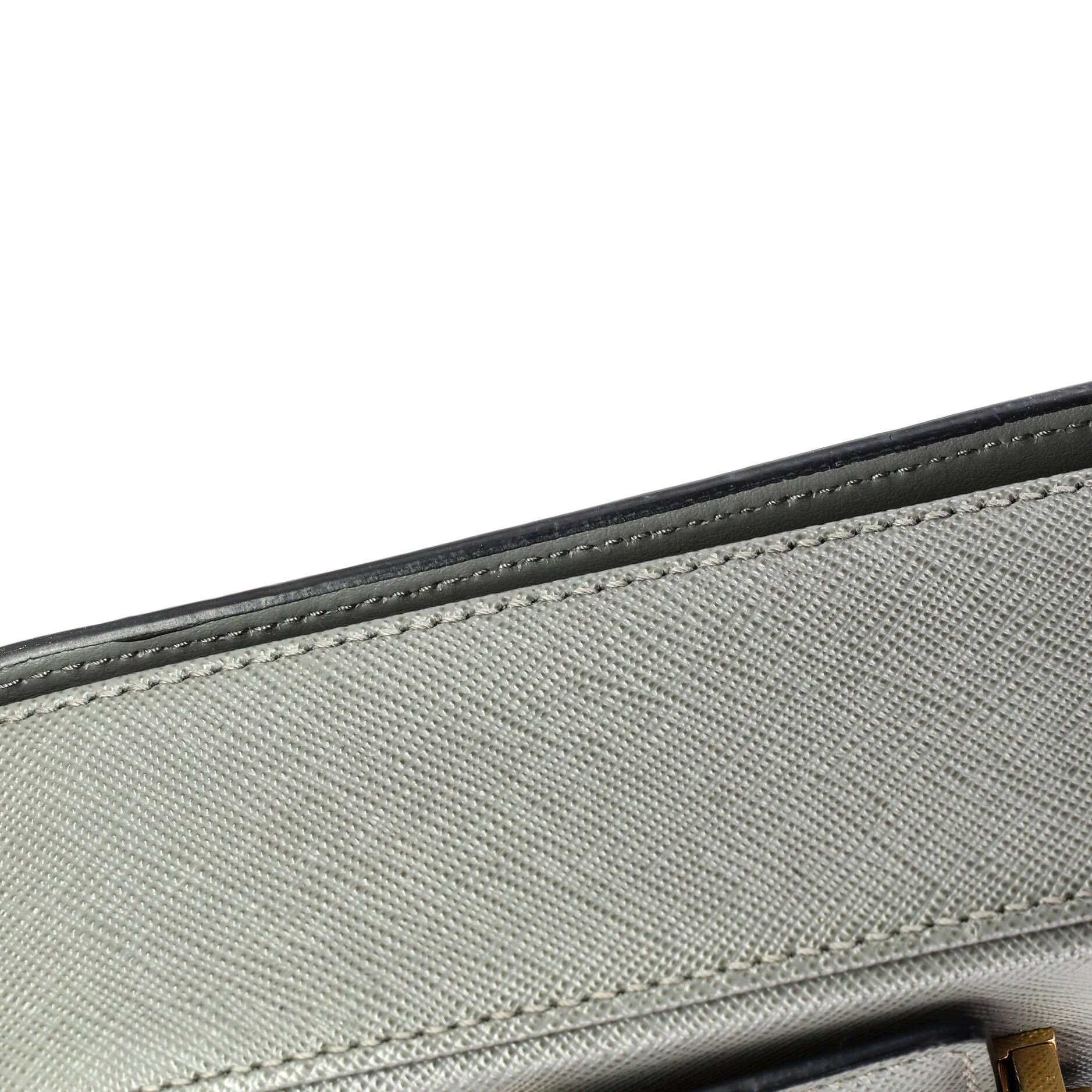 Prada Embleme Flap Bag Saffiano Leather Small Size ONE SIZE - 6 Thumbnail