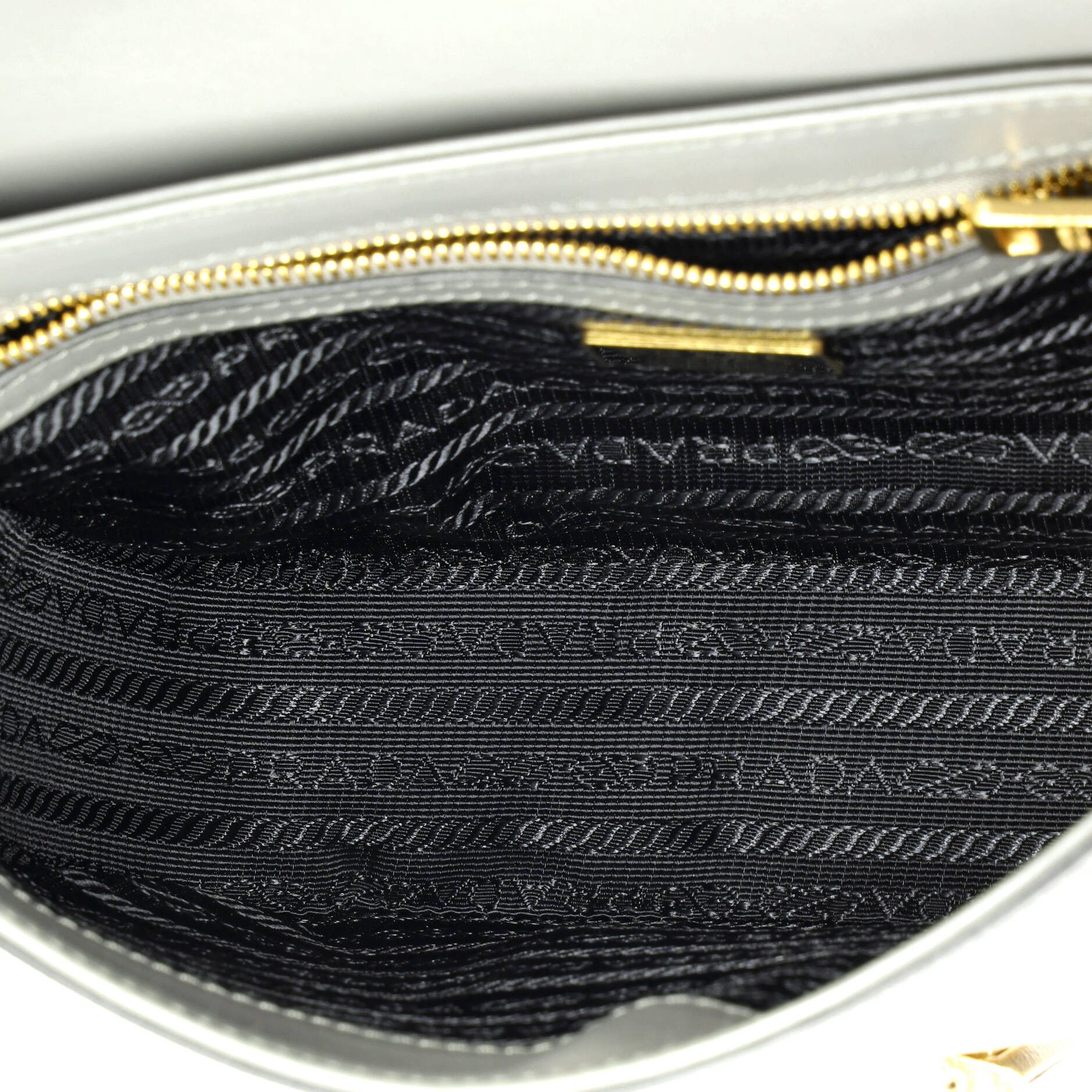 Prada Embleme Flap Bag Saffiano Leather Small Size ONE SIZE - 4 Thumbnail