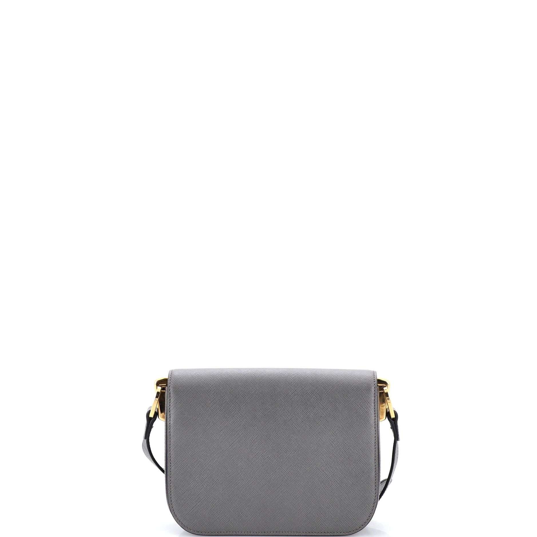 Prada Embleme Flap Bag Saffiano Leather Small Size ONE SIZE - 2 Thumbnail