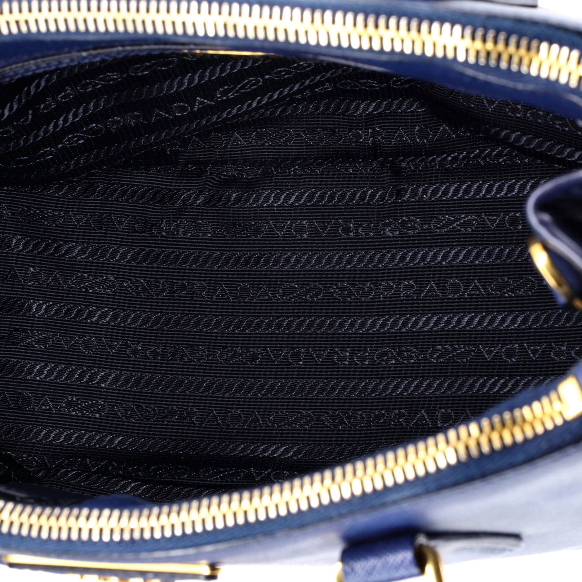Prada Double Zip Lux Tote Saffiano Leather Small Size ONE SIZE - 4 Thumbnail