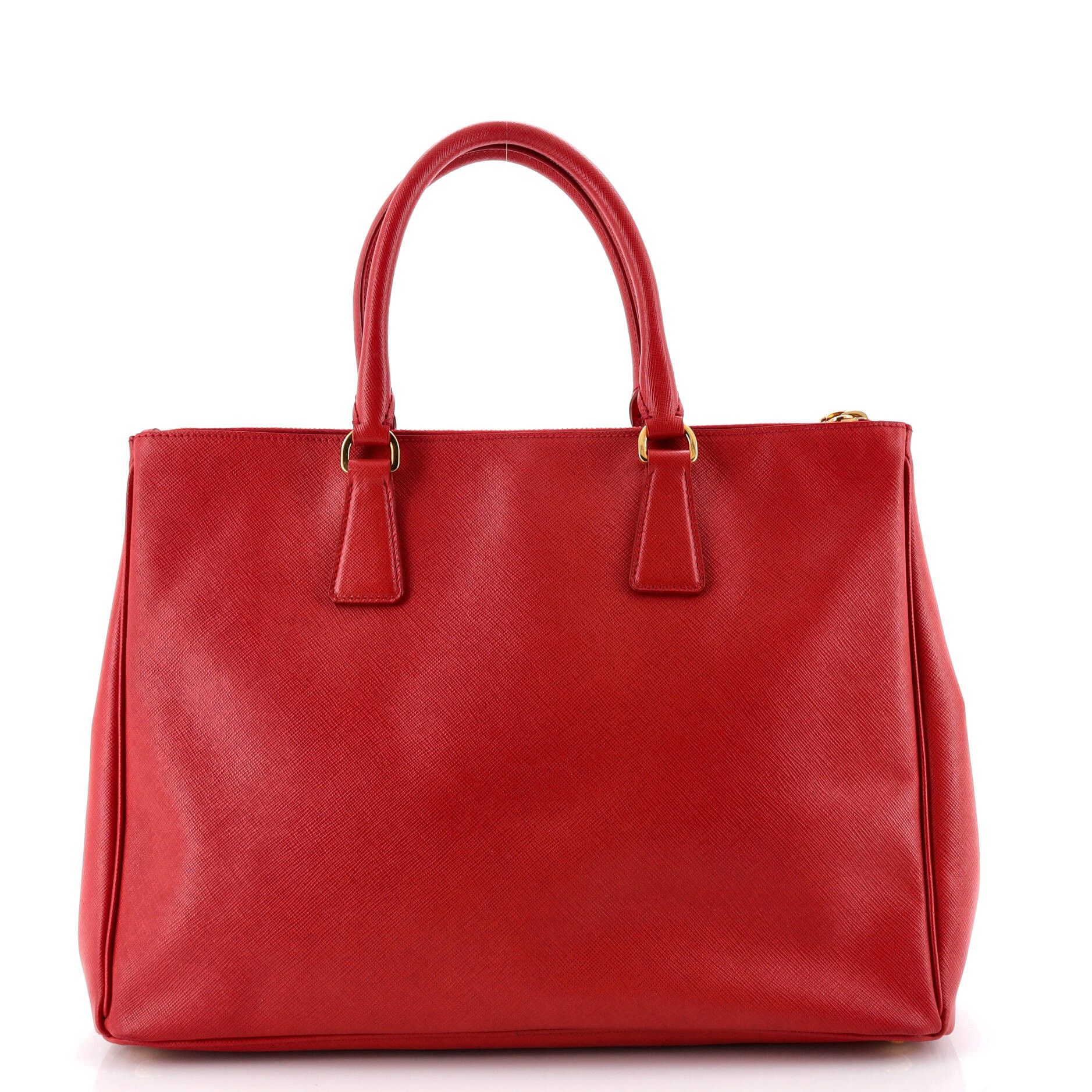 Prada Double Zip Lux Tote Saffiano Leather Large Size ONE SIZE - 2 Thumbnail