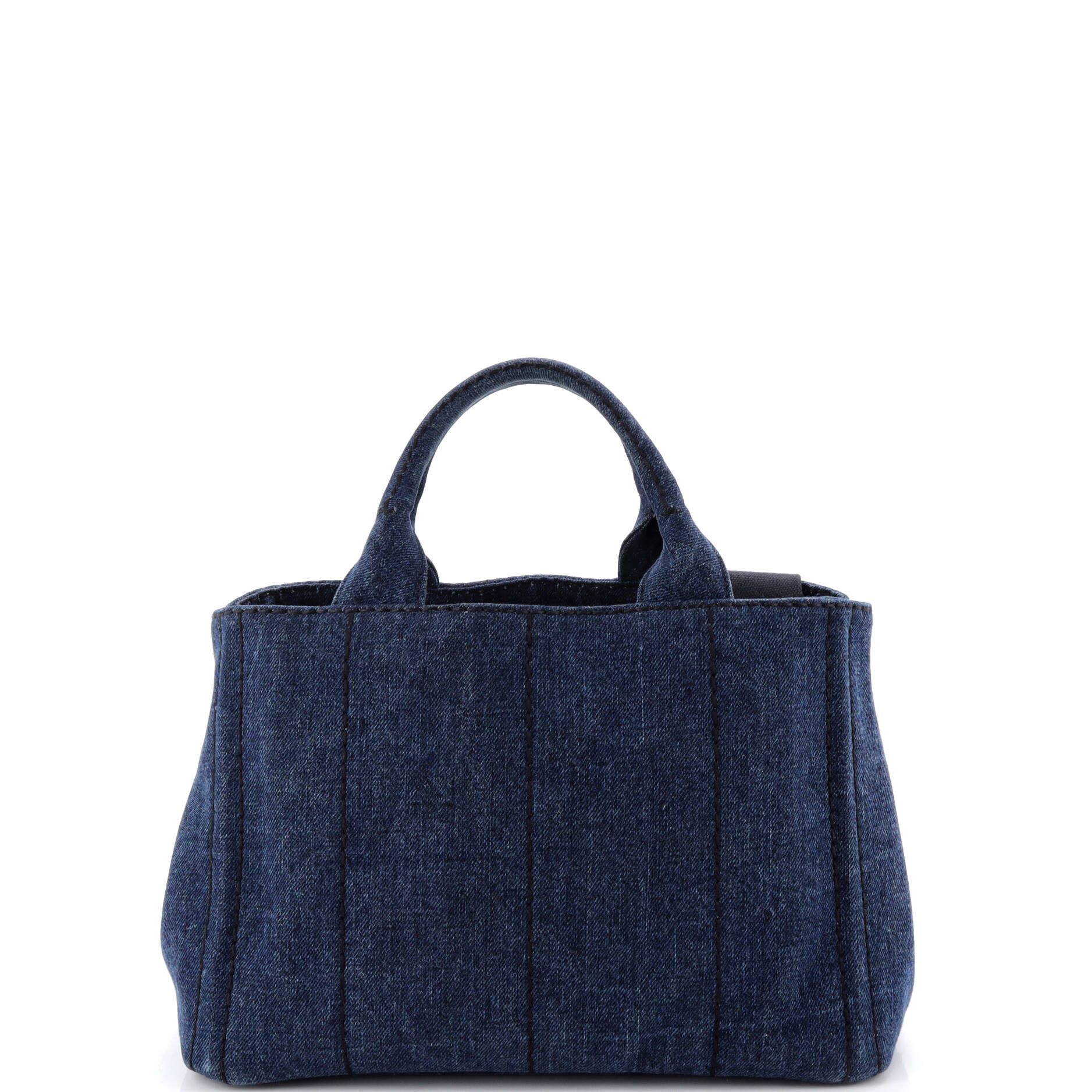 Prada Canapa Convertible Tote Denim Mini Size ONE SIZE - 2 Thumbnail