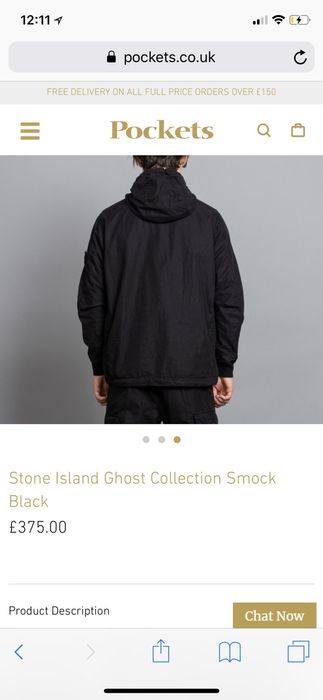 Stone Island Stone island 19ss Ghost piece smock | Grailed