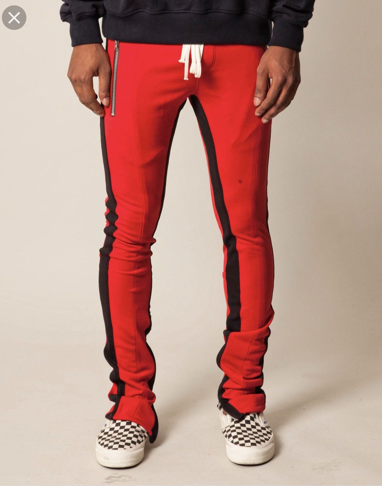 Fear of god on sale red track pants