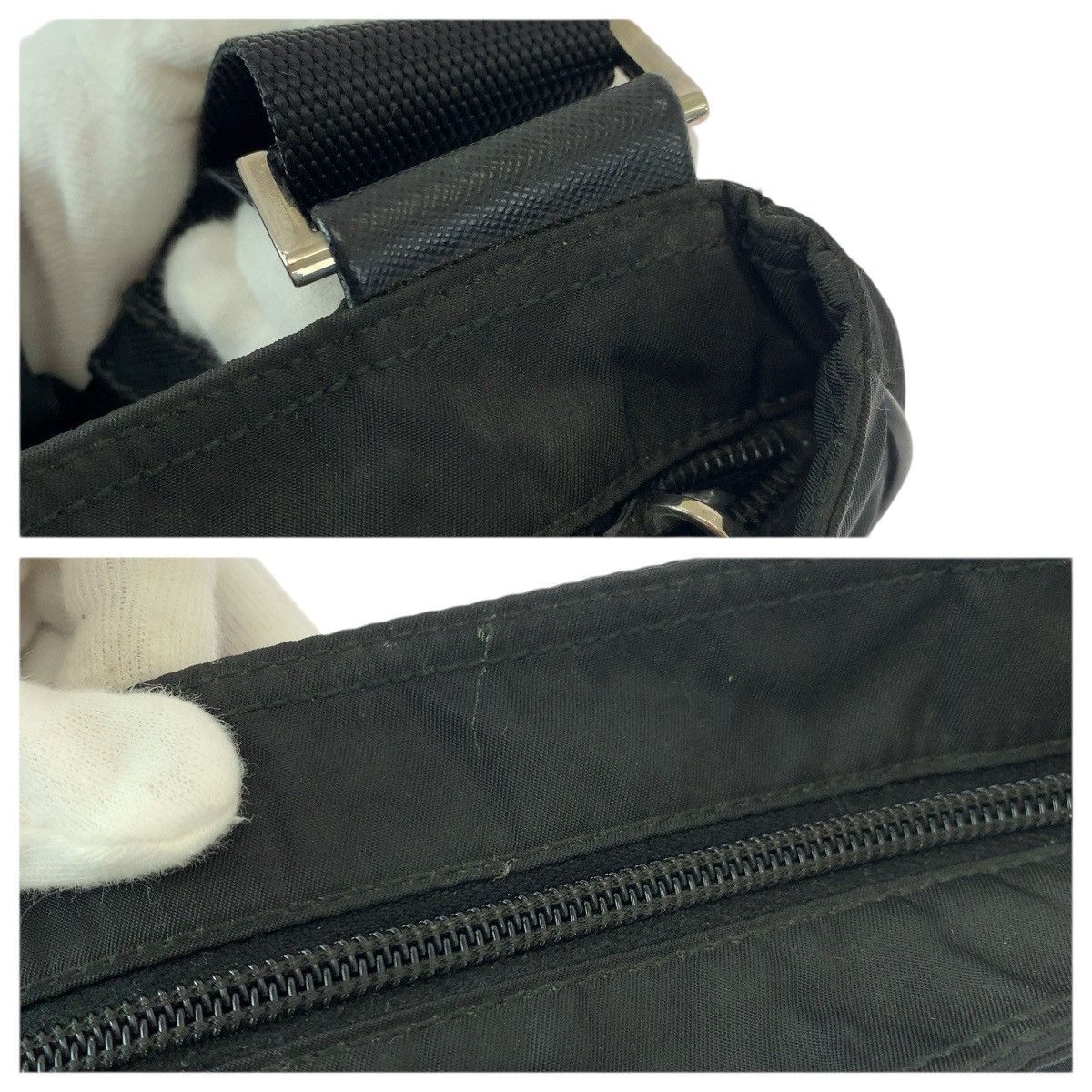 Prada Prada Prada Tessuto Nylon Shoulder Bag Textile Shoulder Bag DUTY FREE for USA Size ONE SIZE - 6 Thumbnail