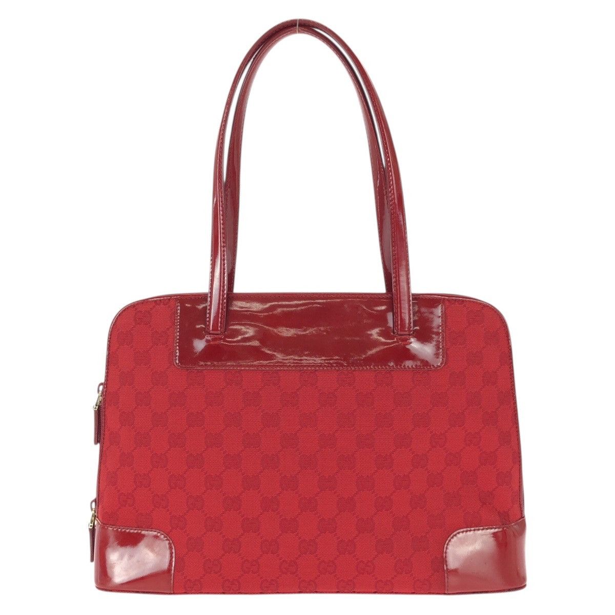 Gucci Gucci Gucci GG Canvas Patent Leather 2way Tote Bag Textile Shoulder Bag 002 1122 DUTY FREE for USA Size ONE SIZE - 2 Thumbnail