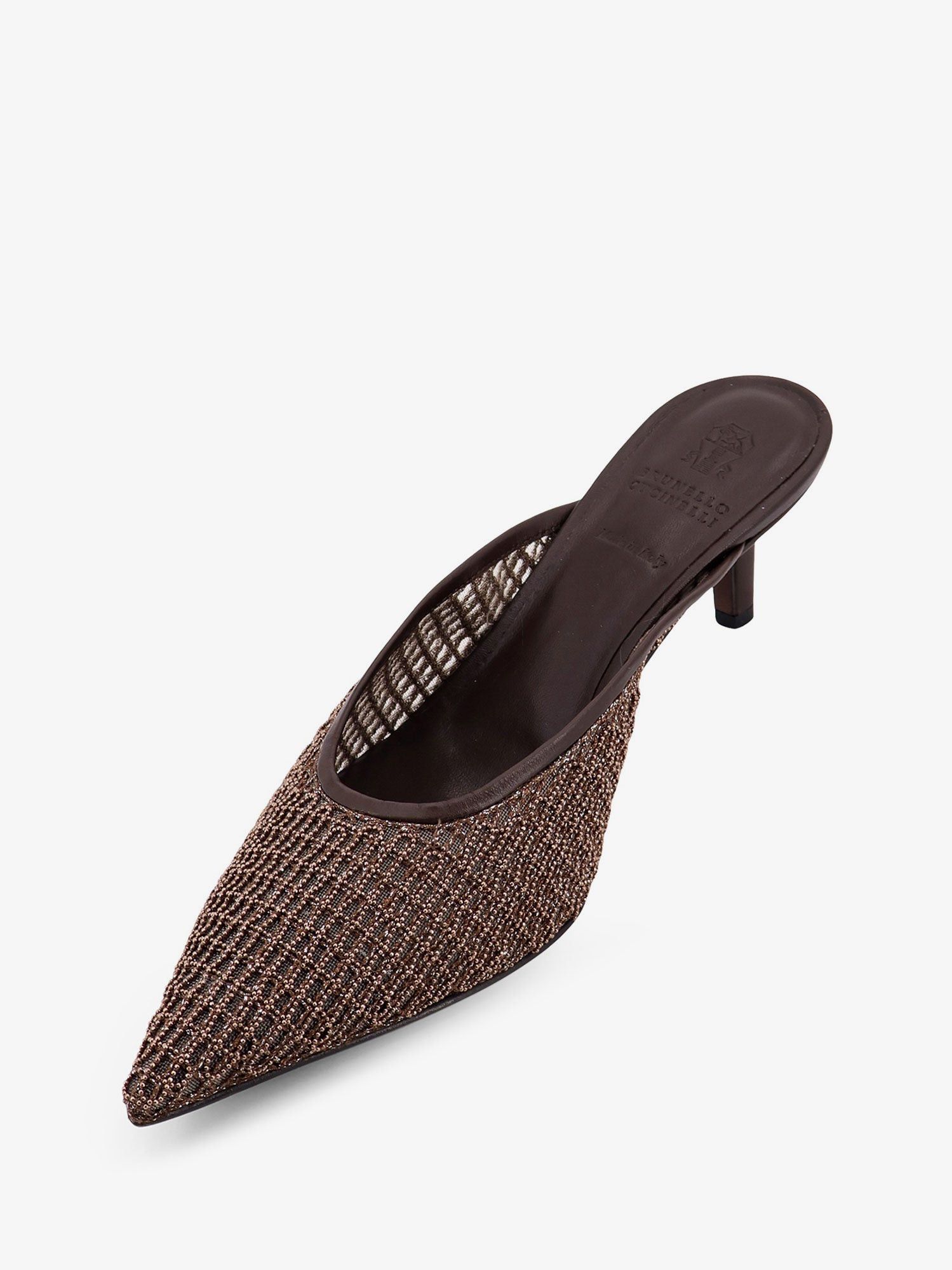 Brunello Cucinelli Brunello Cucinelli Leather sandals with Monili detail IT 37 Women - USA Tariffs Included Size US 7 / IT 37 - 4 Thumbnail