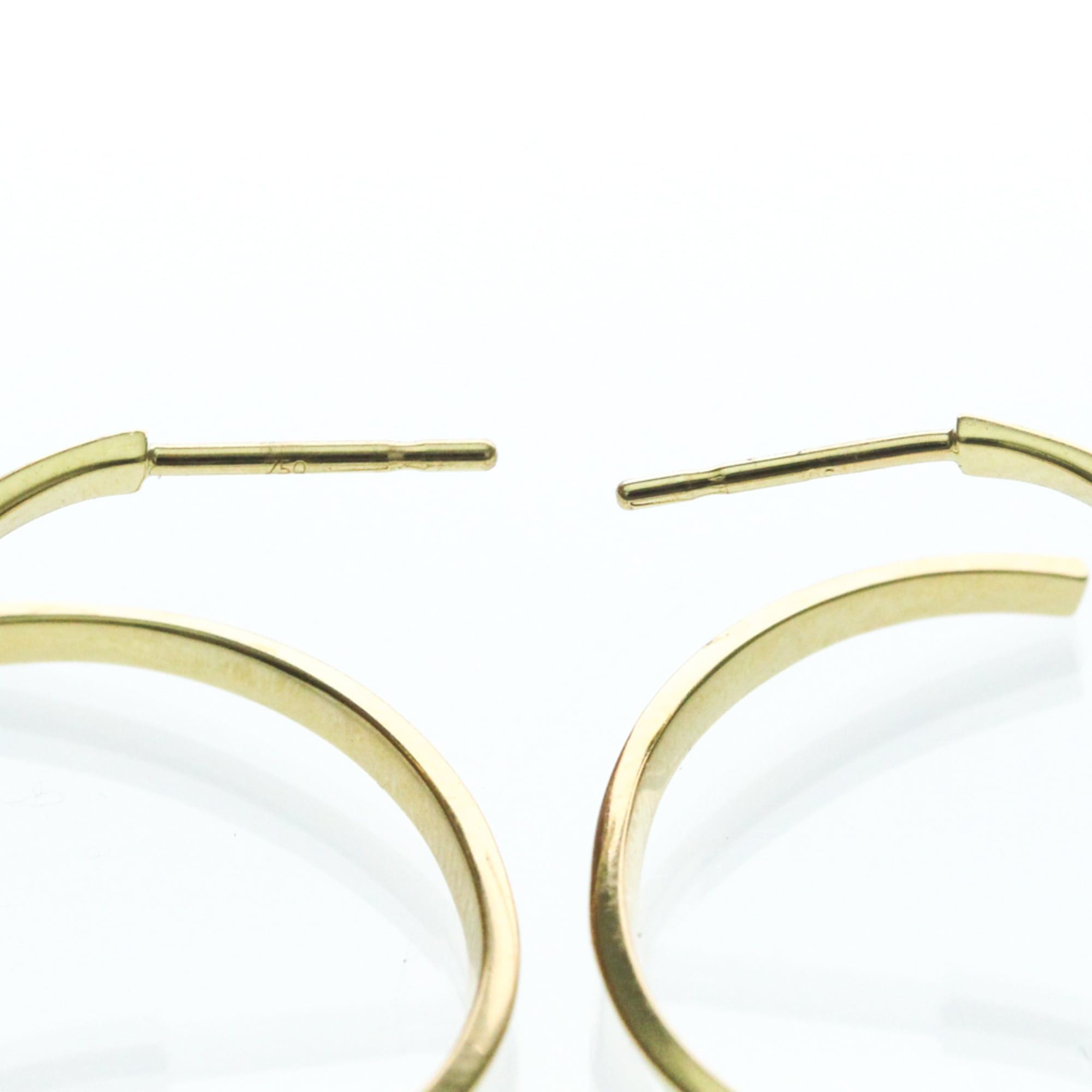 Other Tasaki Afine Earrings Pearl Yellow Gold (18K) Hoop Earrings Gold Size ONE SIZE - 10 Thumbnail
