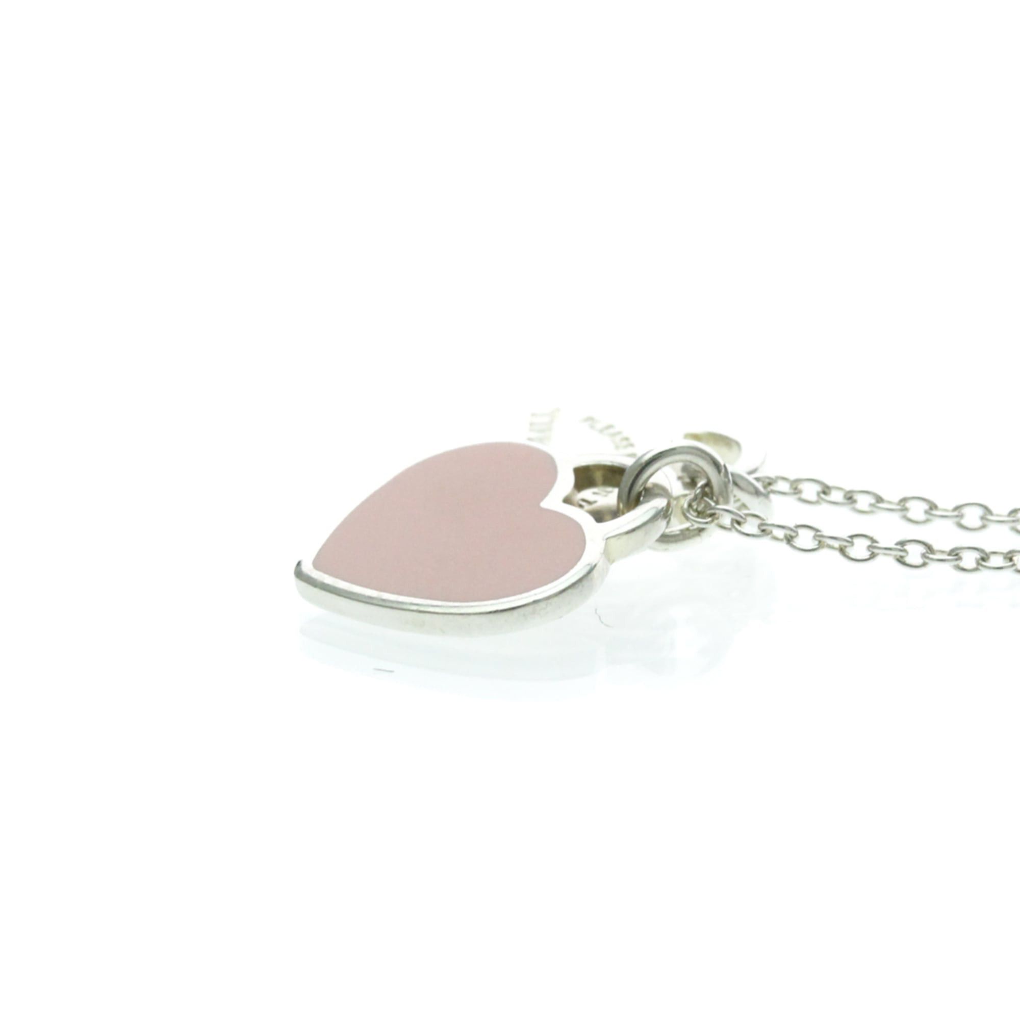Tiffany & Co. Tiffany Return To Tiffany Necklace Silver 925 No Stone Women,Men Fashion Pendant Necklace (Silver) Size ONE SIZE - 3 Thumbnail