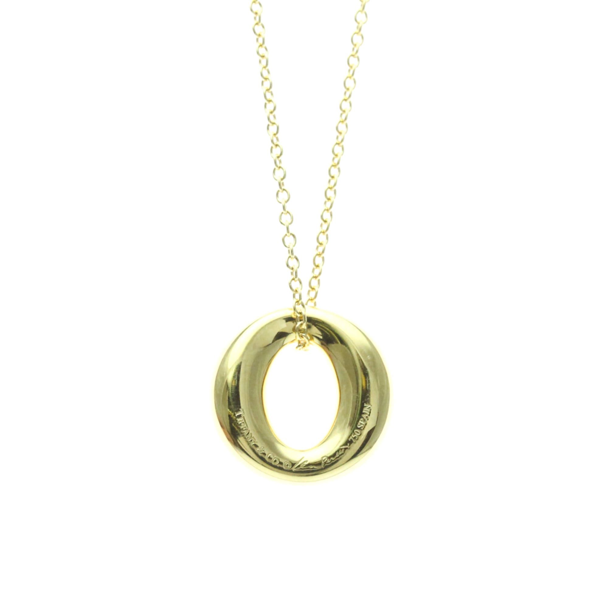 Tiffany & Co. Tiffany Seviana Necklace Yellow Gold (18K) No Stone Women,Men Fashion Pendant Necklace (Gold) Size ONE SIZE - 2 Thumbnail