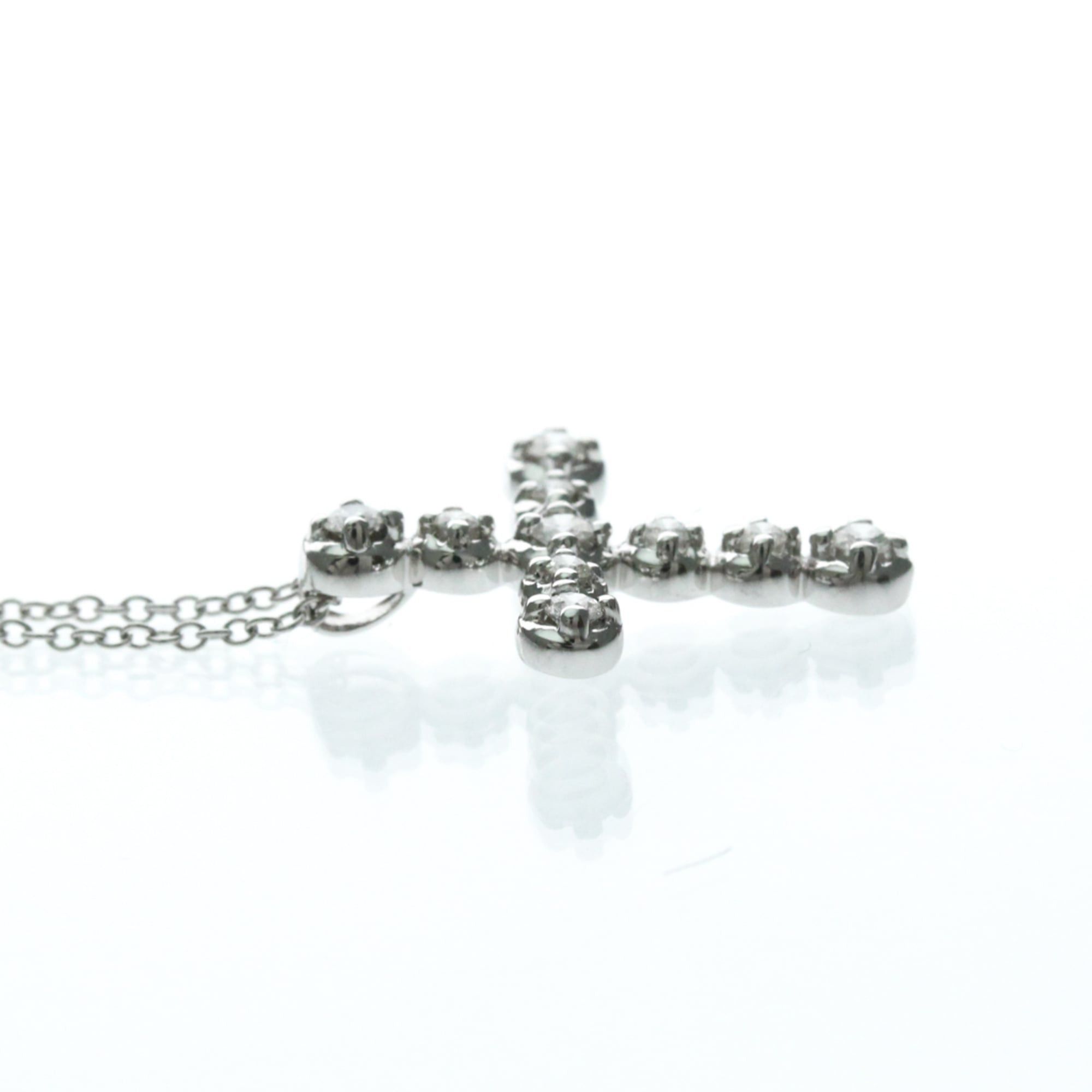 Tiffany & Co. Tiffany Tenderness Diamond Necklace Platinum Diamond Women,Men Fashion Pendant Necklace (Silver) Size ONE SIZE - 5 Thumbnail