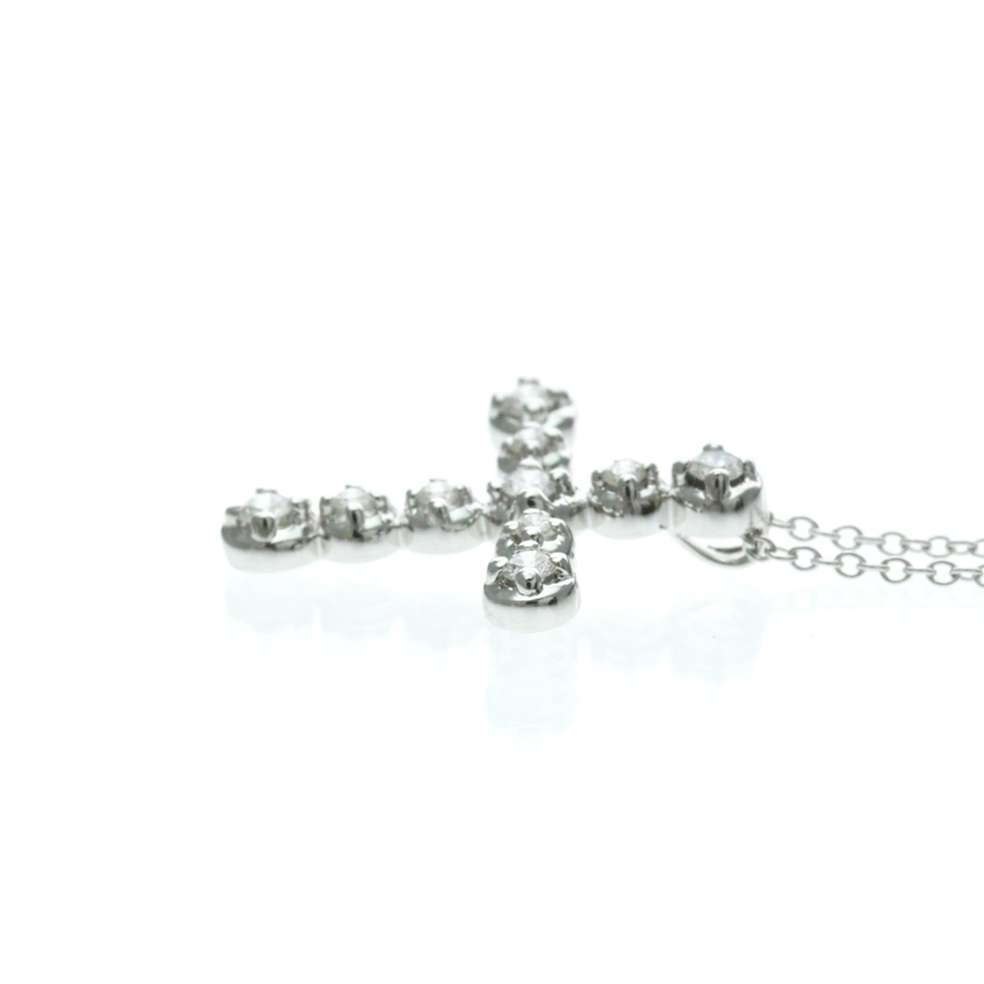 Tiffany & Co. Tiffany Tenderness Diamond Necklace Platinum Diamond Women,Men Fashion Pendant Necklace (Silver) Size ONE SIZE - 3 Thumbnail