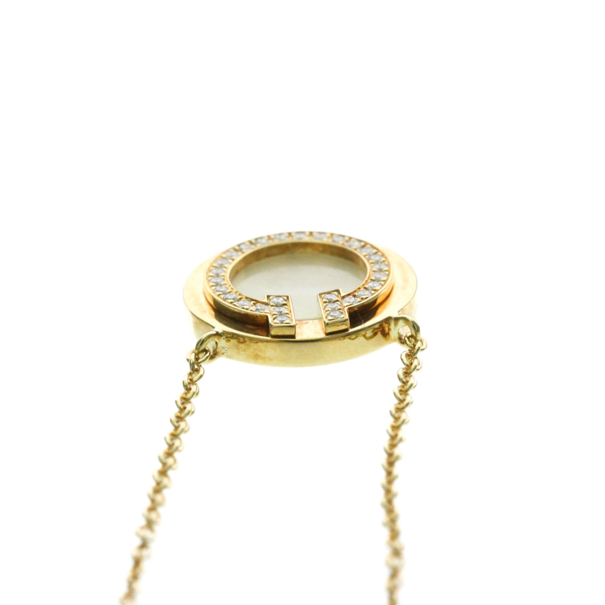 Tiffany & Co. Tiffany TTWO Circle Diamond Necklace Yellow Gold (18K) Diamond Women,Men Fashion Pendant Necklace (Gold) Size ONE SIZE - 6 Thumbnail