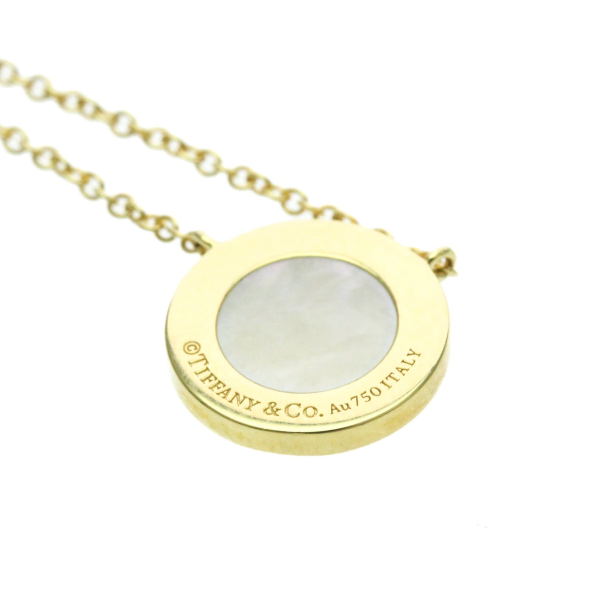 Tiffany & Co. Tiffany TTWO Circle Diamond Necklace Yellow Gold (18K) Diamond Women,Men Fashion Pendant Necklace (Gold) Size ONE SIZE - 8 Thumbnail