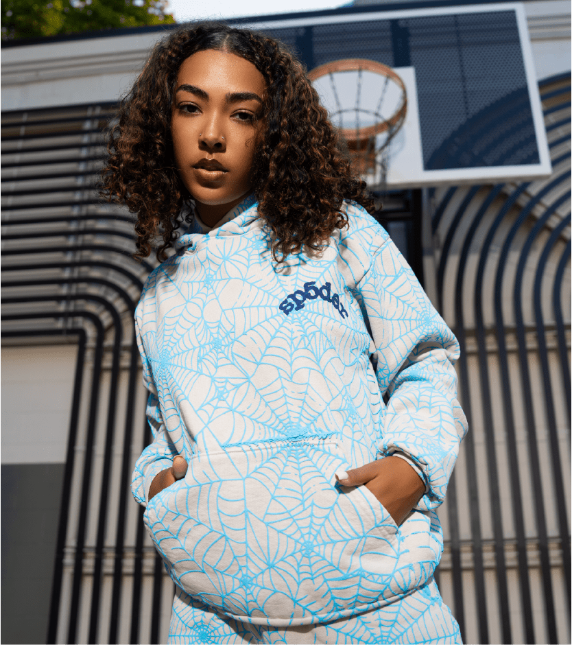 Sp5der AOP Web Hoodie Heather Grey Size US L / EU 52-54 / 3 - 2 Thumbnail