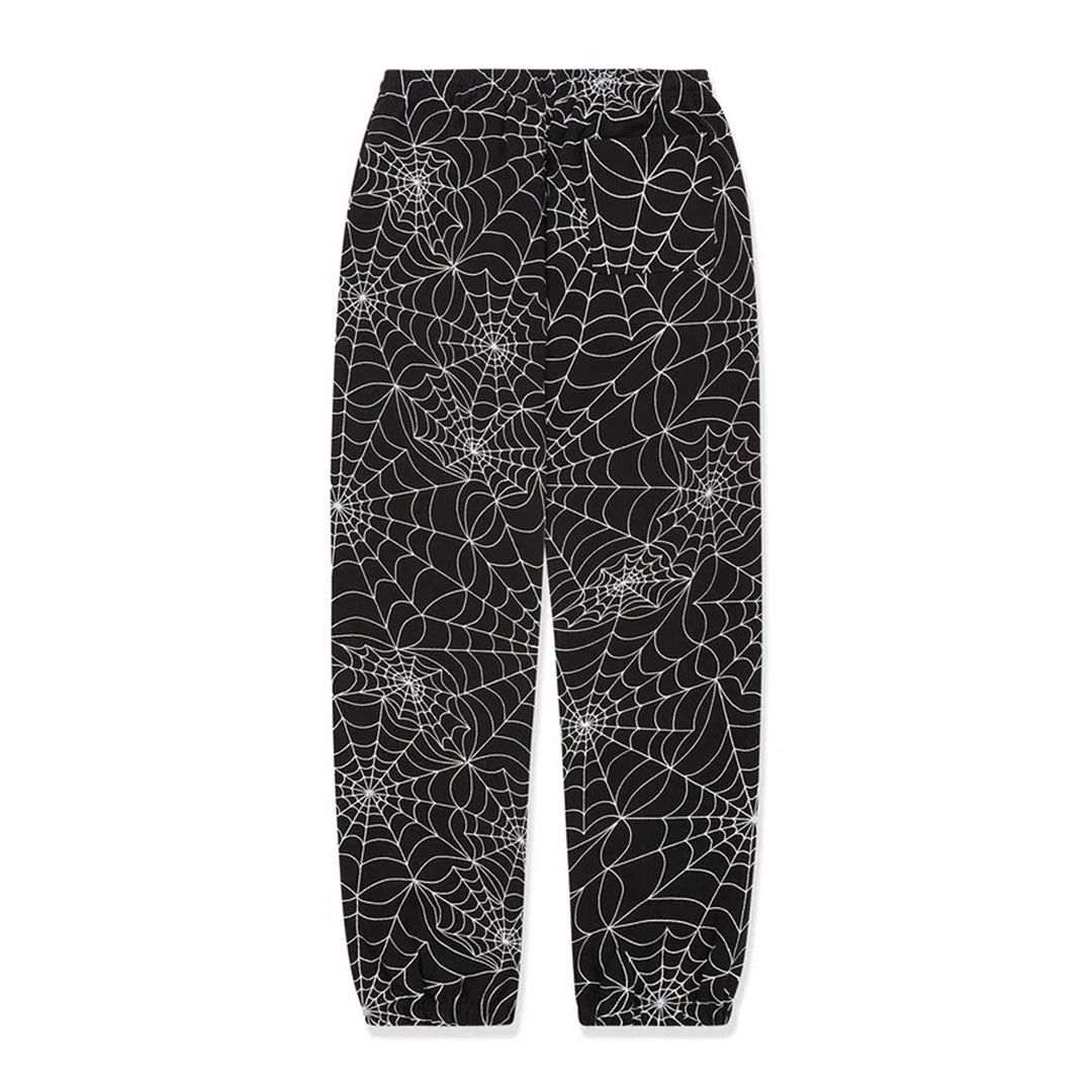 Sp5der Embroidered Black AOP Sweatpants Size US 32 / EU 48 - 3 Thumbnail