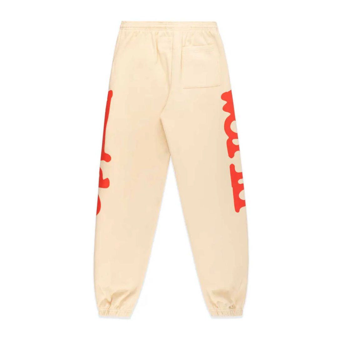 Sp5der Beluga Sweatpants Cream Red Size US 32 / EU 48 - 3 Thumbnail
