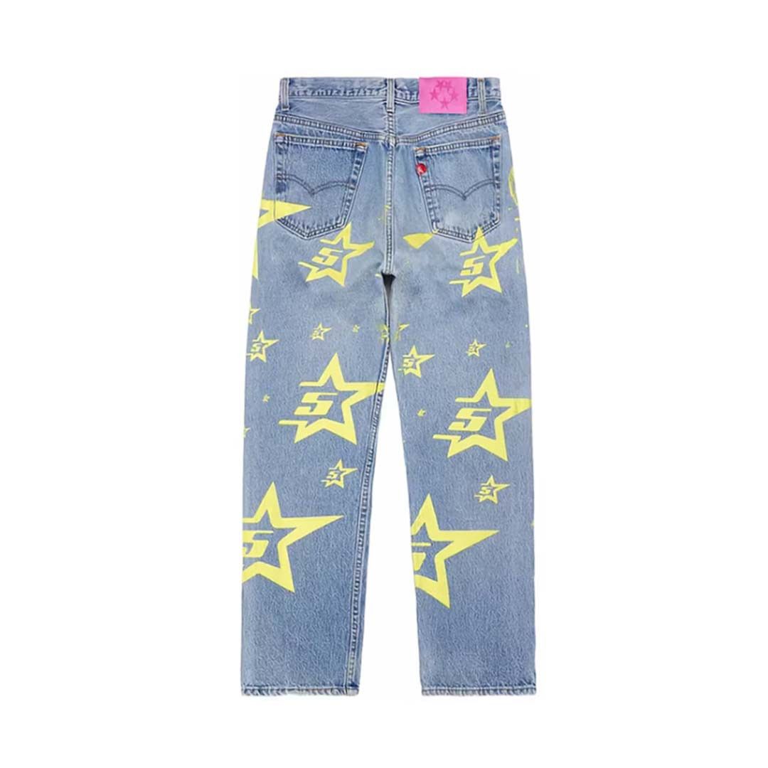 Sp5der 5Star Vintage 501 Denim Indigo Size US 34 / EU 50 - 2 Thumbnail