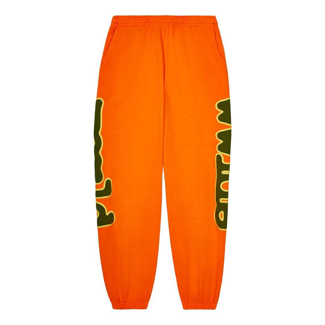 Sp5der Orange Beluga Sweatpants Size US 36 / EU 52 - 2 Thumbnail