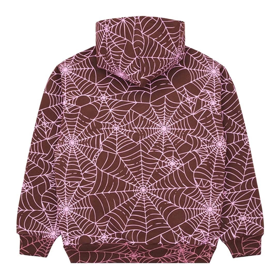 Sp5der All Over Print Hoodie 'Brown' Size US L / EU 52-54 / 3 - 2 Thumbnail
