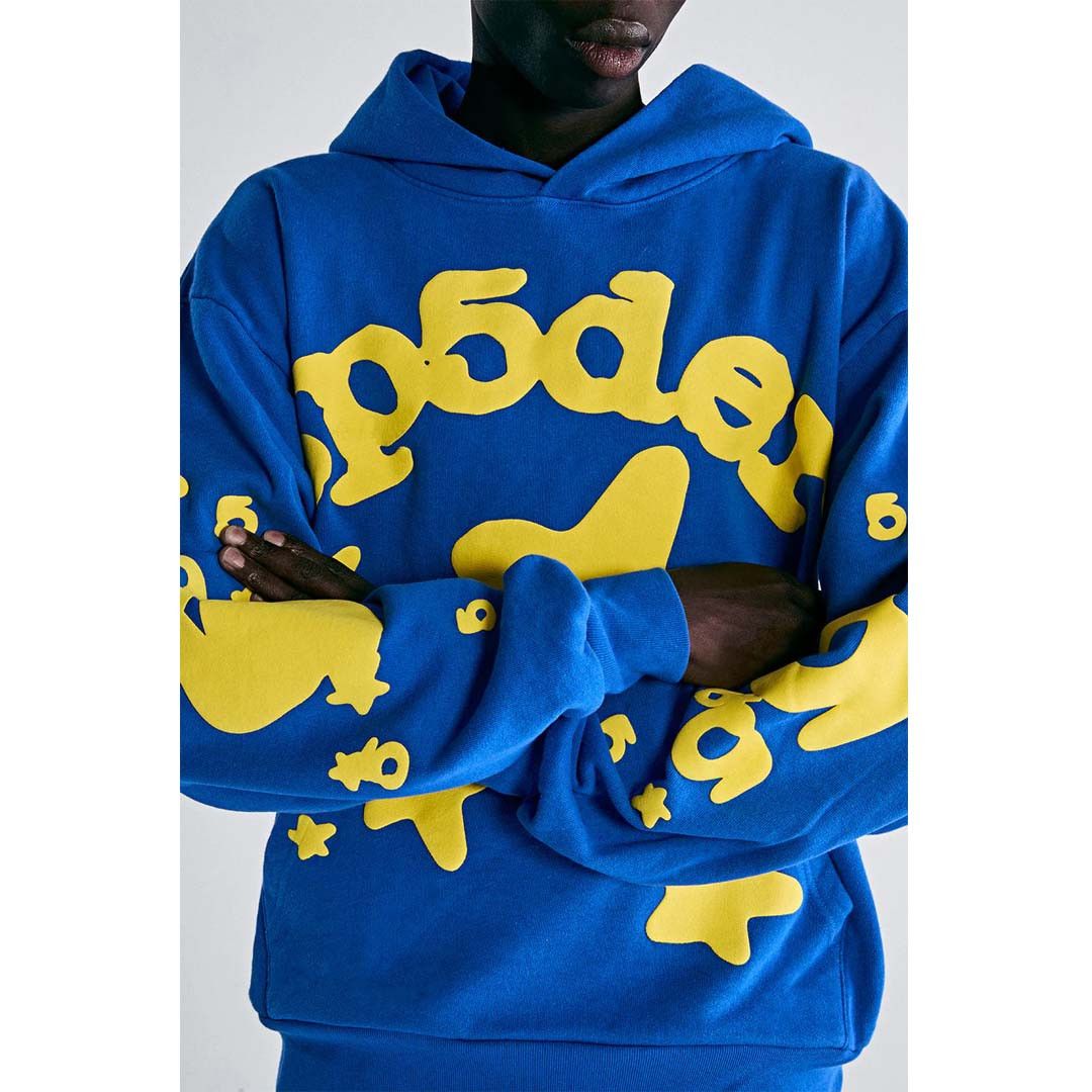 Sp5der TC Blue Beluga Hoodie Blue Size US S / EU 44-46 / 1 - 3 Thumbnail