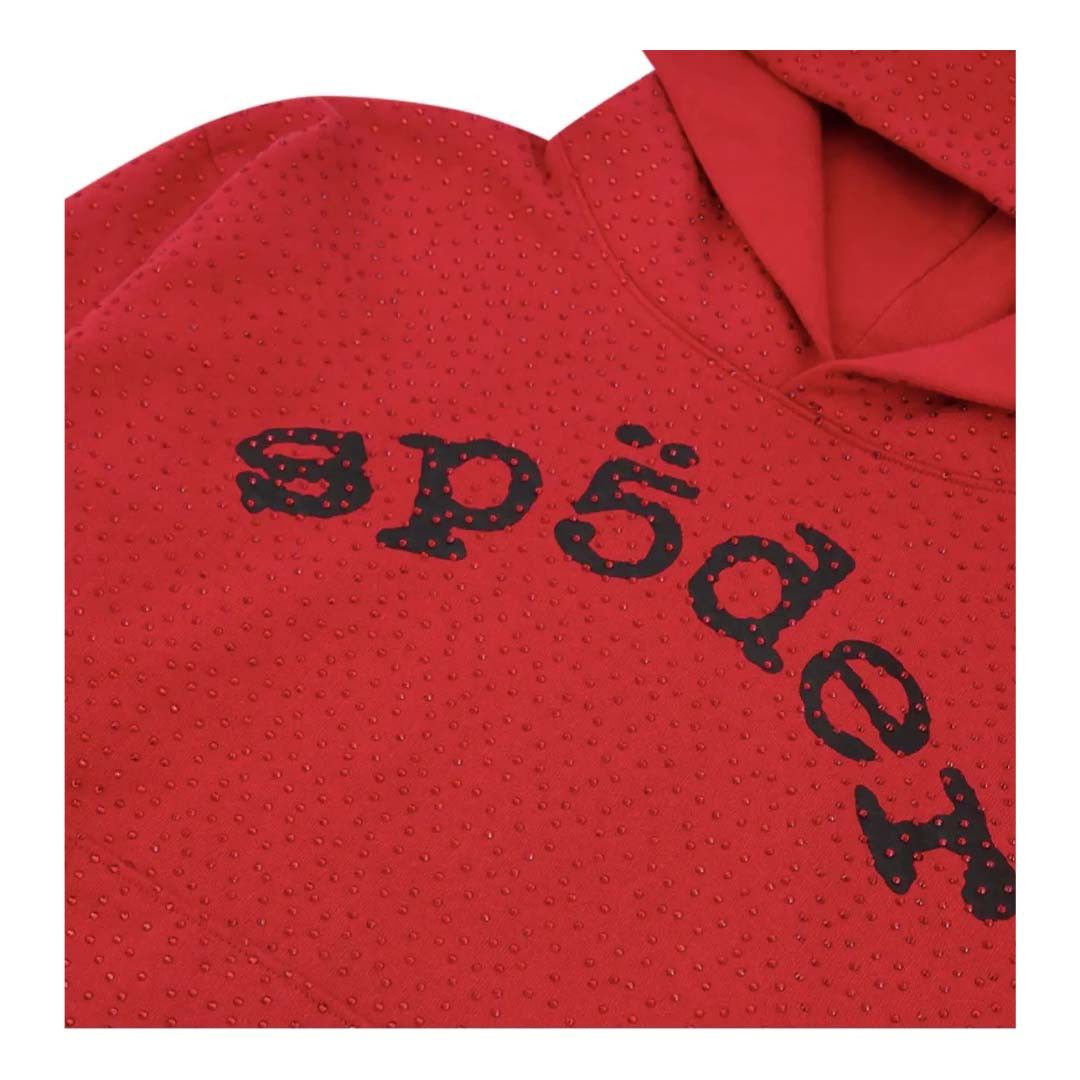 Sp5der VVS Gemstone Hoodie Red Size US L / EU 52-54 / 3 - 2 Thumbnail