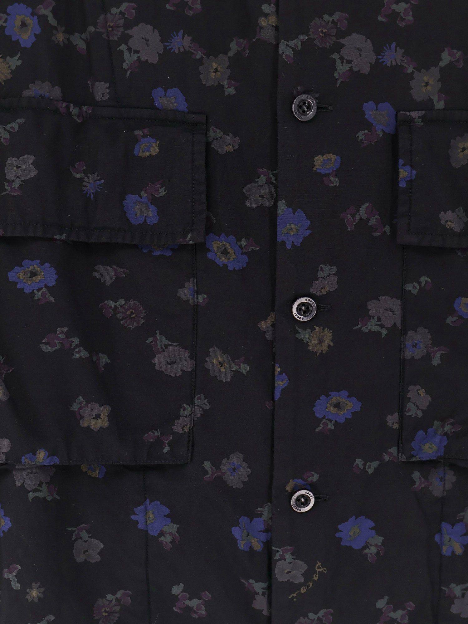 Sacai Sacai Cotton blend shirt with floral print Tag Size 3 Men - USA Tariffs Included Size US L / EU 52-54 / 3 - 3 Thumbnail