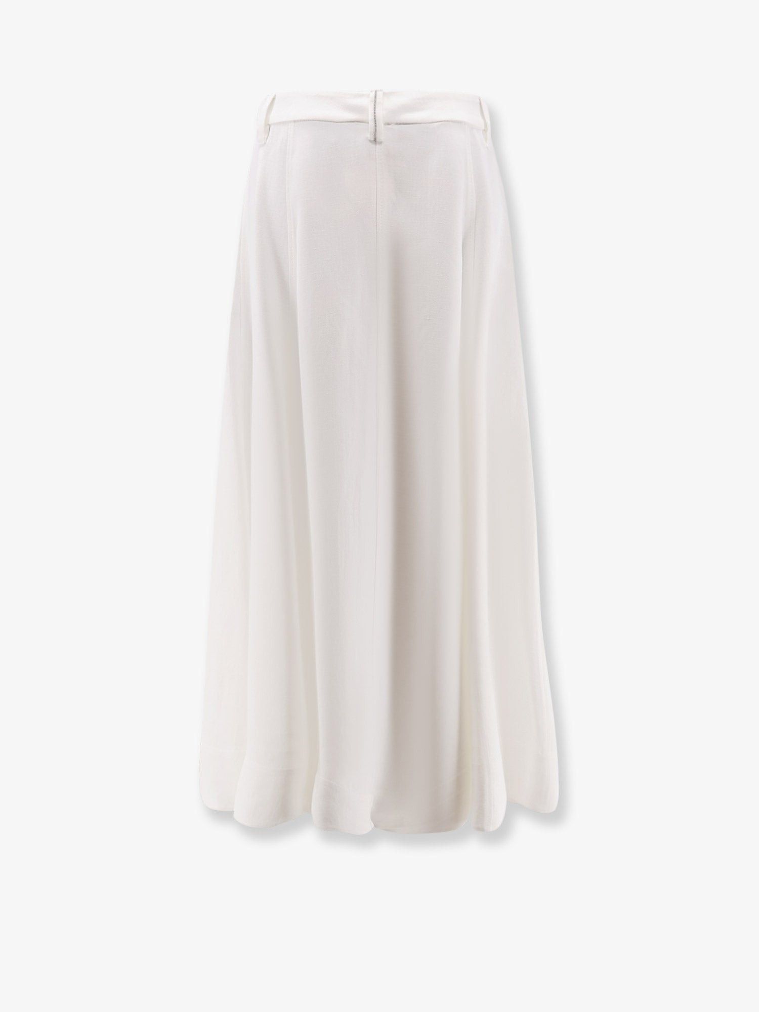 Brunello Cucinelli Brunello Cucinelli Viscose and linen skirt Tag Size IT 42 Women - USA Tariffs Included Size 28" / US 6 / IT 42 - 2 Thumbnail