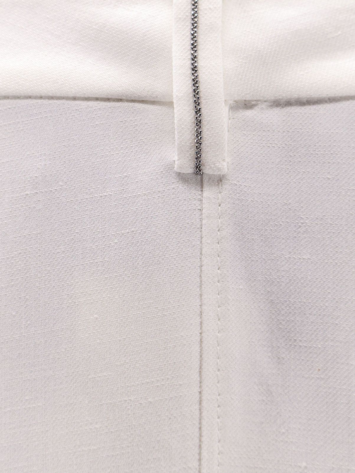 Brunello Cucinelli Brunello Cucinelli Viscose and linen skirt Tag Size IT 42 Women - USA Tariffs Included Size 28" / US 6 / IT 42 - 3 Thumbnail