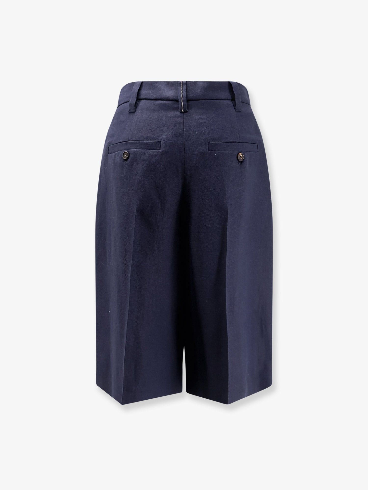 Brunello Cucinelli Brunello Cucinelli Viscose and linen bermuda shorts Tag Size IT 42 Women - USA Tariffs Included Size 28" / US 6 / IT 42 - 2 Thumbnail