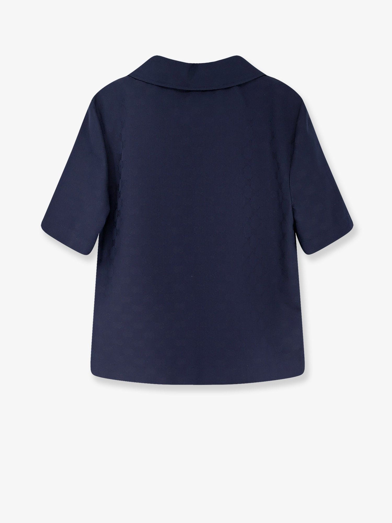 Gucci Gucci Fabric polo shirt with GG pattern Tag Size IT 38 Women - USA Tariffs Included Size XS / US 0-2 / IT 36-38 - 2 Thumbnail