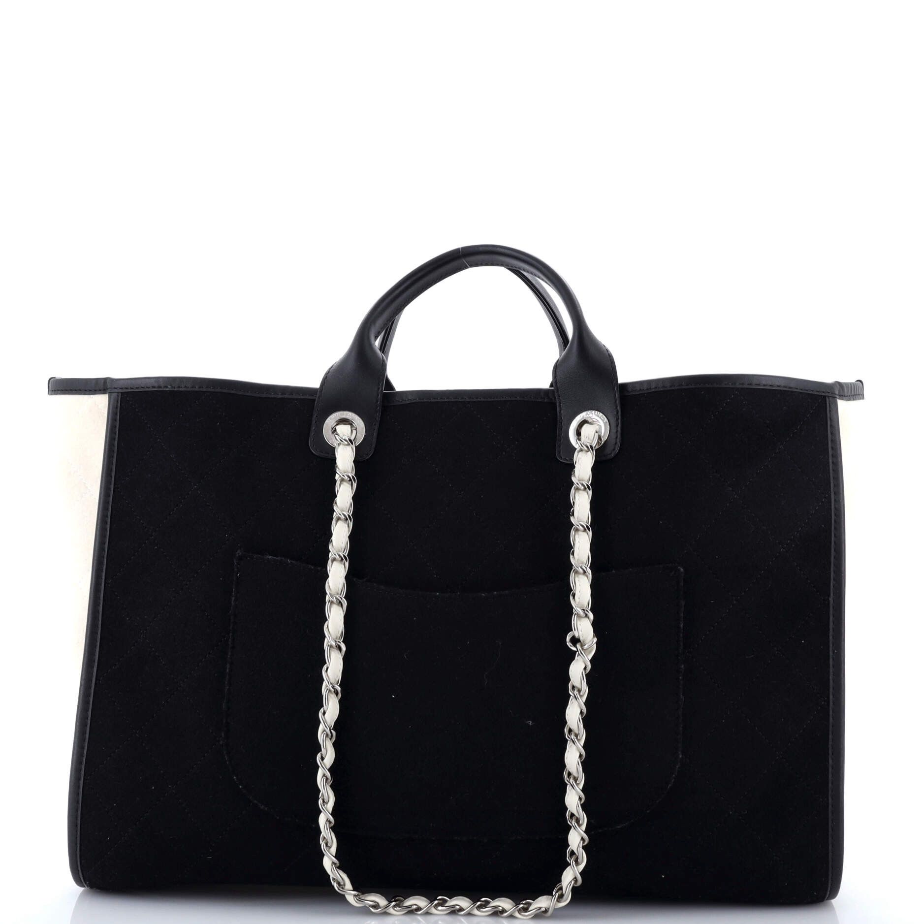 Chanel Deauville Tote Wool Felt Large Size ONE SIZE - 2 Thumbnail