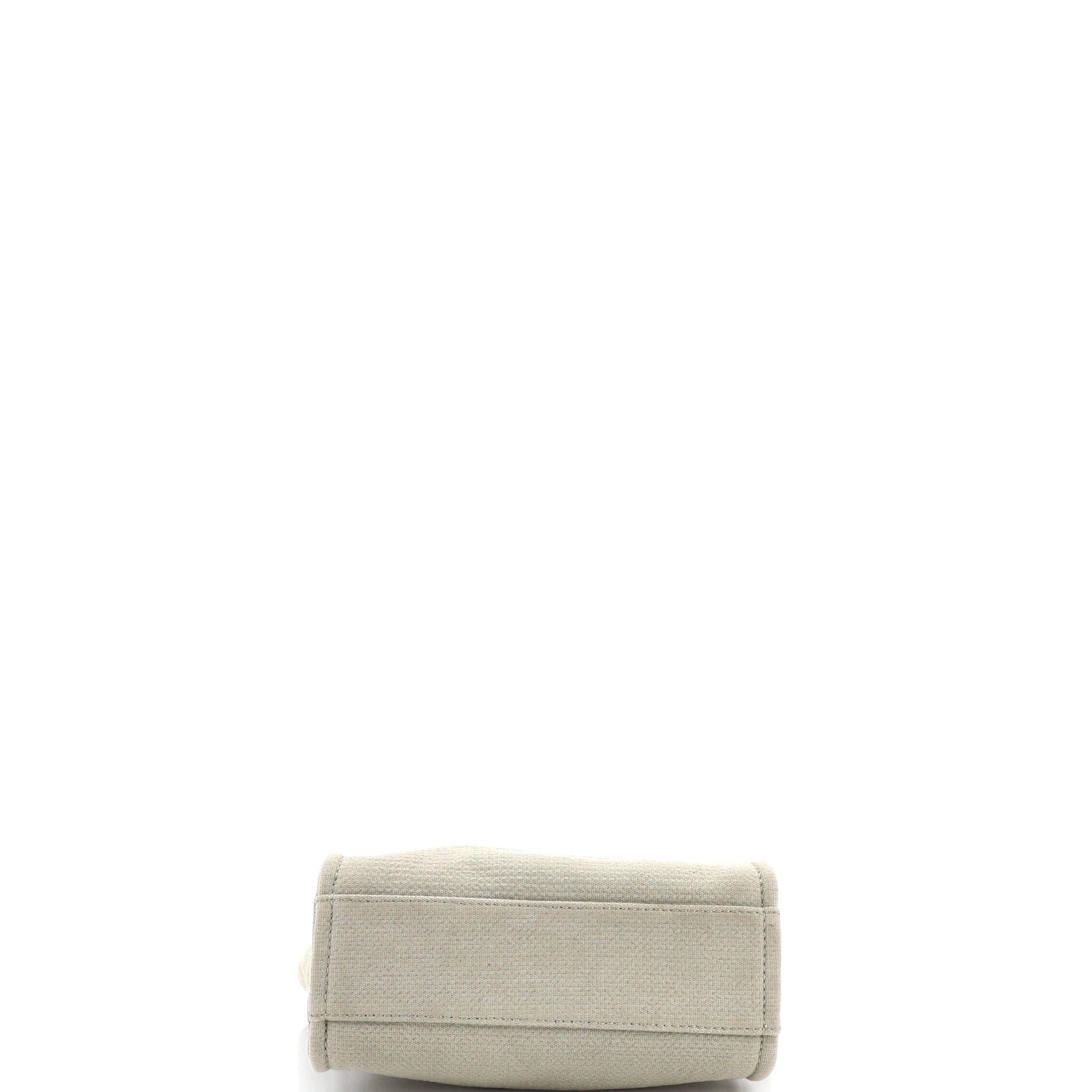 Chanel North South Deauville Tote Canvas Small Size ONE SIZE - 3 Thumbnail