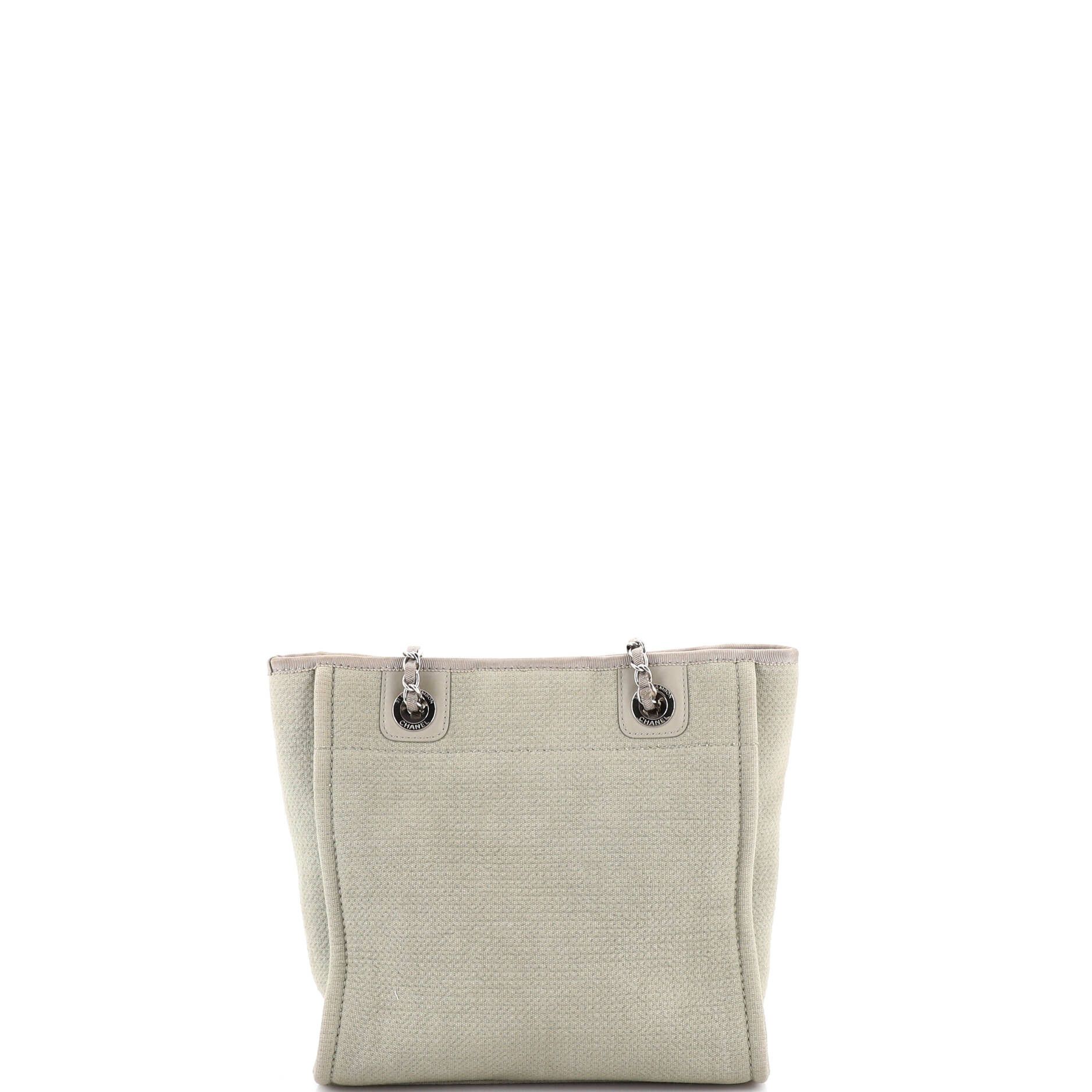 Chanel North South Deauville Tote Canvas Small Size ONE SIZE - 2 Thumbnail