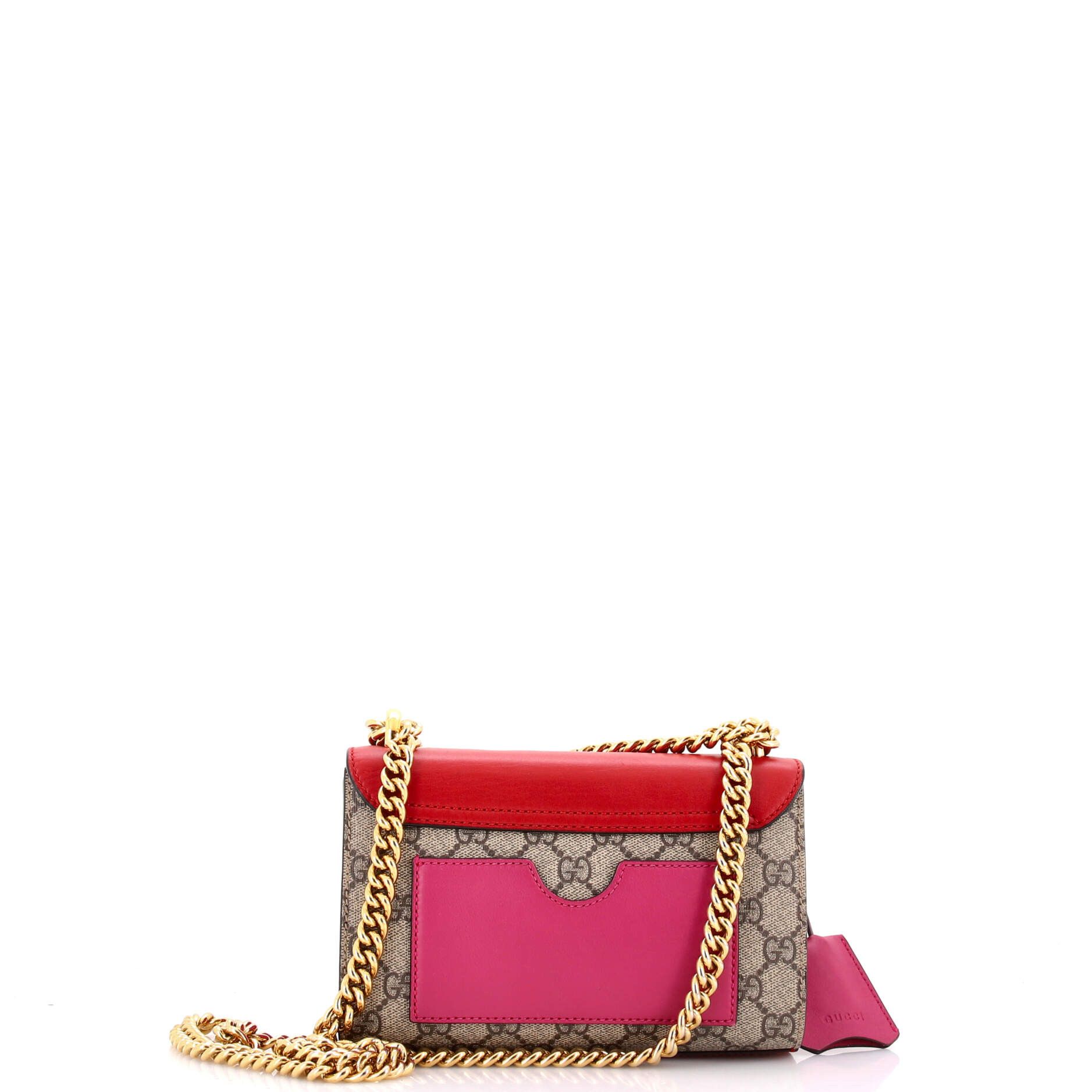 Gucci Padlock Shoulder Bag GG Coated Canvas and Leather Small Size ONE SIZE - 2 Thumbnail